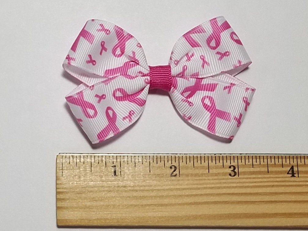 3" Pink Breast Cancer 