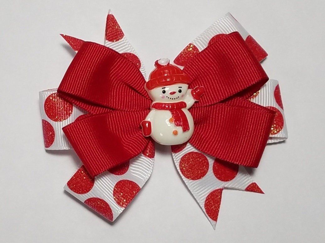 3.5" Snowman Glitter 