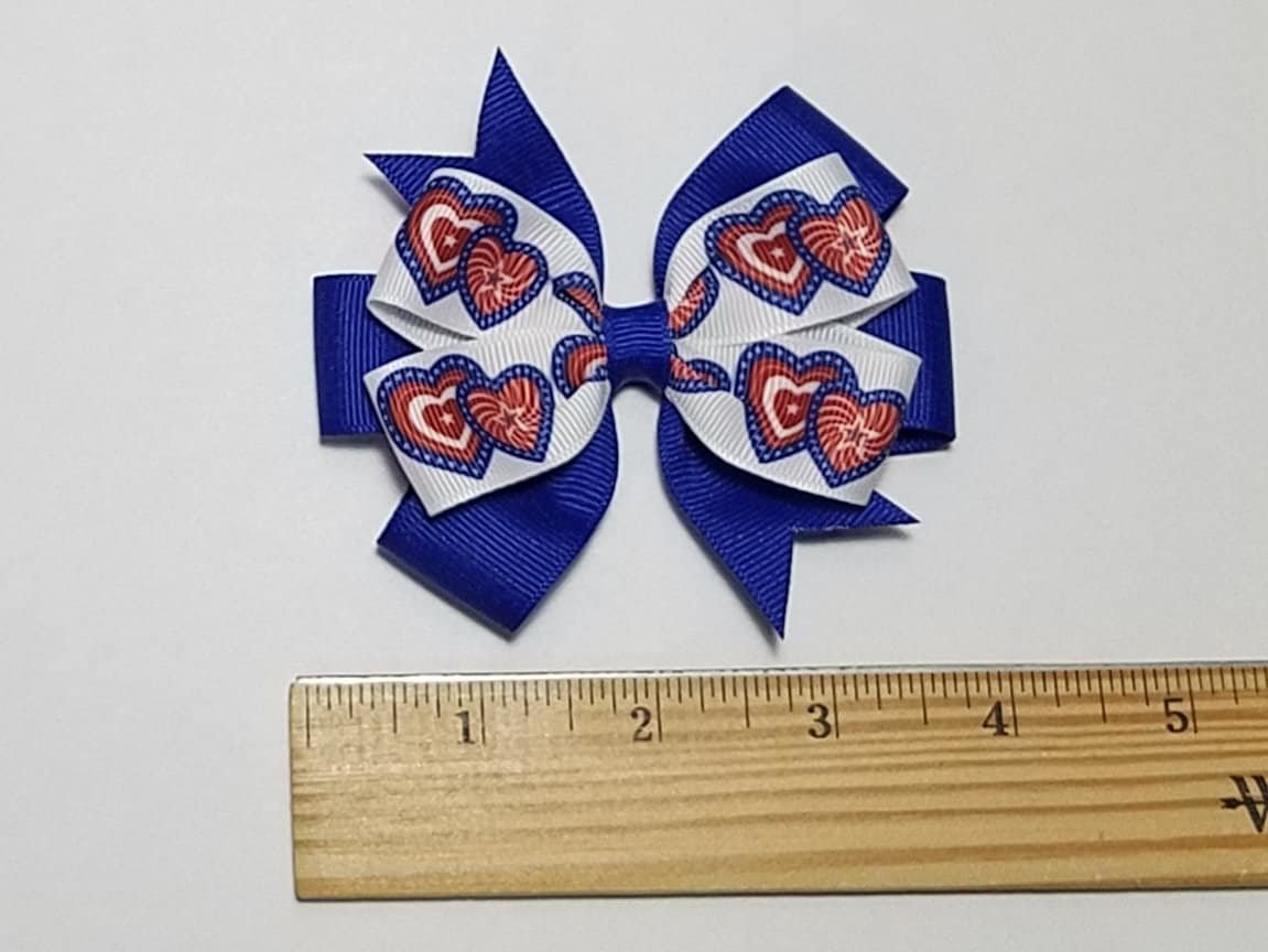 3.5" Patriotic Hearts 