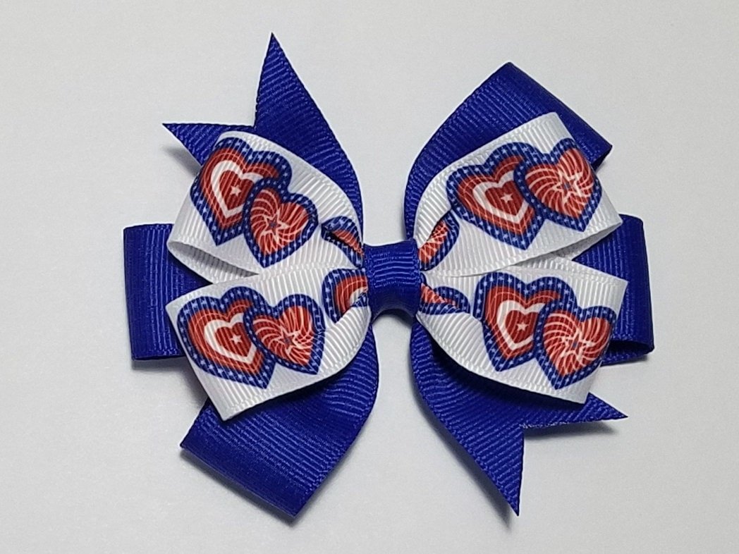 3.5" Patriotic Hearts 