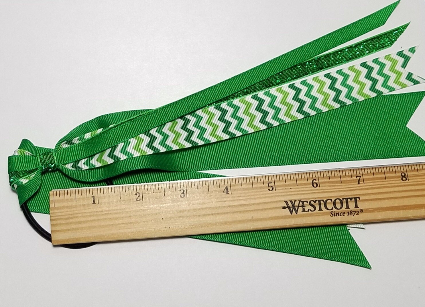 Green Chevron Stripe