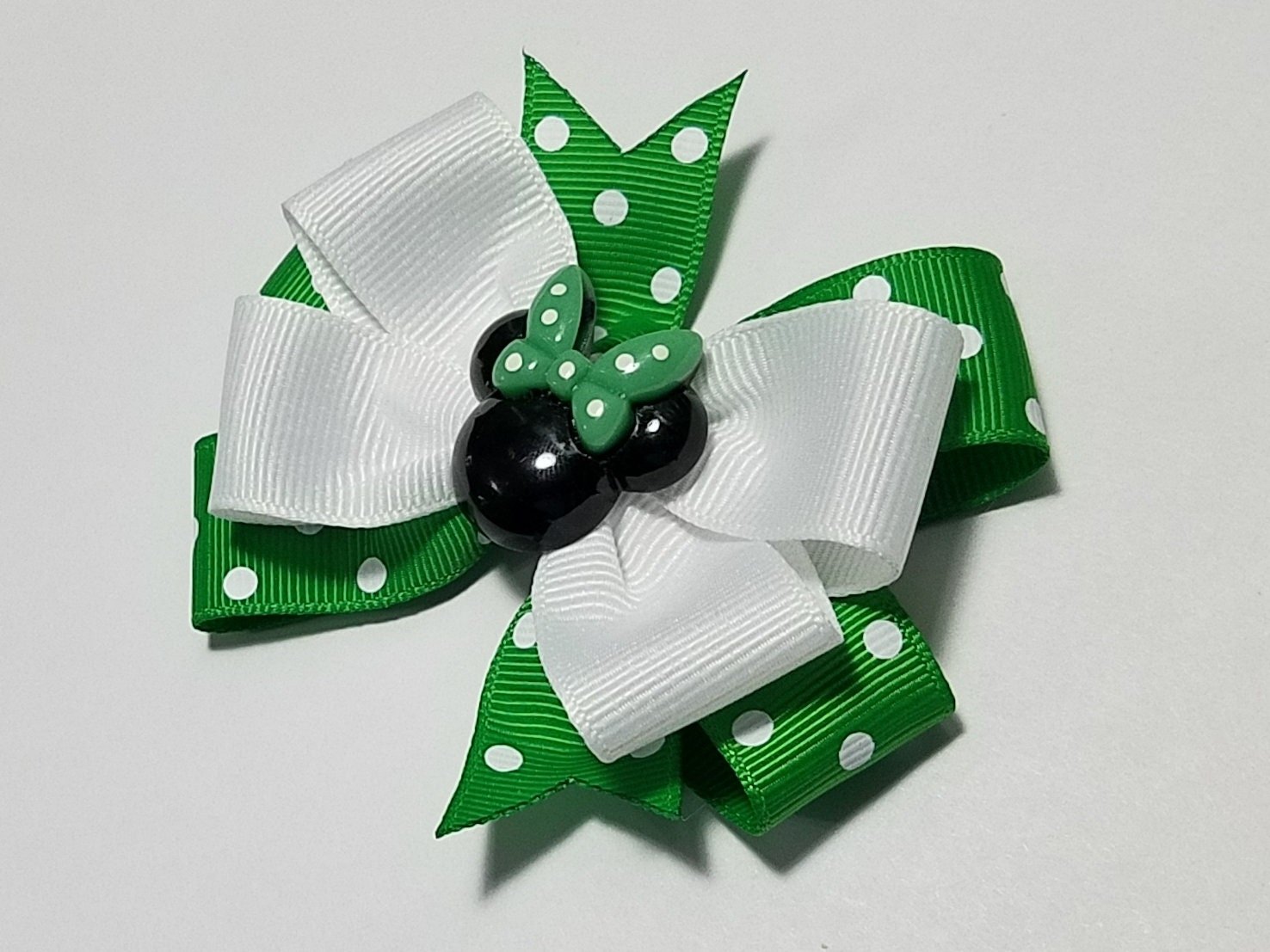 3.5" Emerald Polka Dot