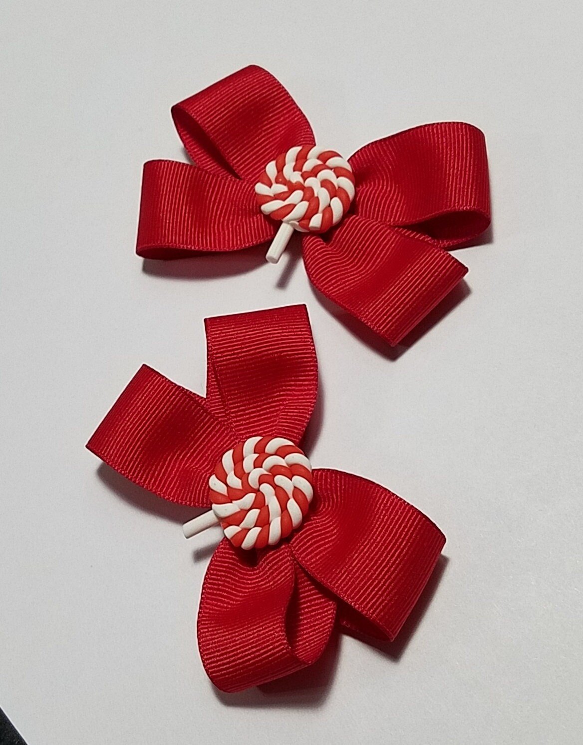 3" Red Lollipop Pigtail 