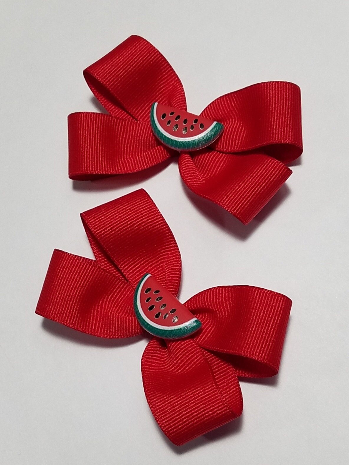 3" Watermelon Pigtails