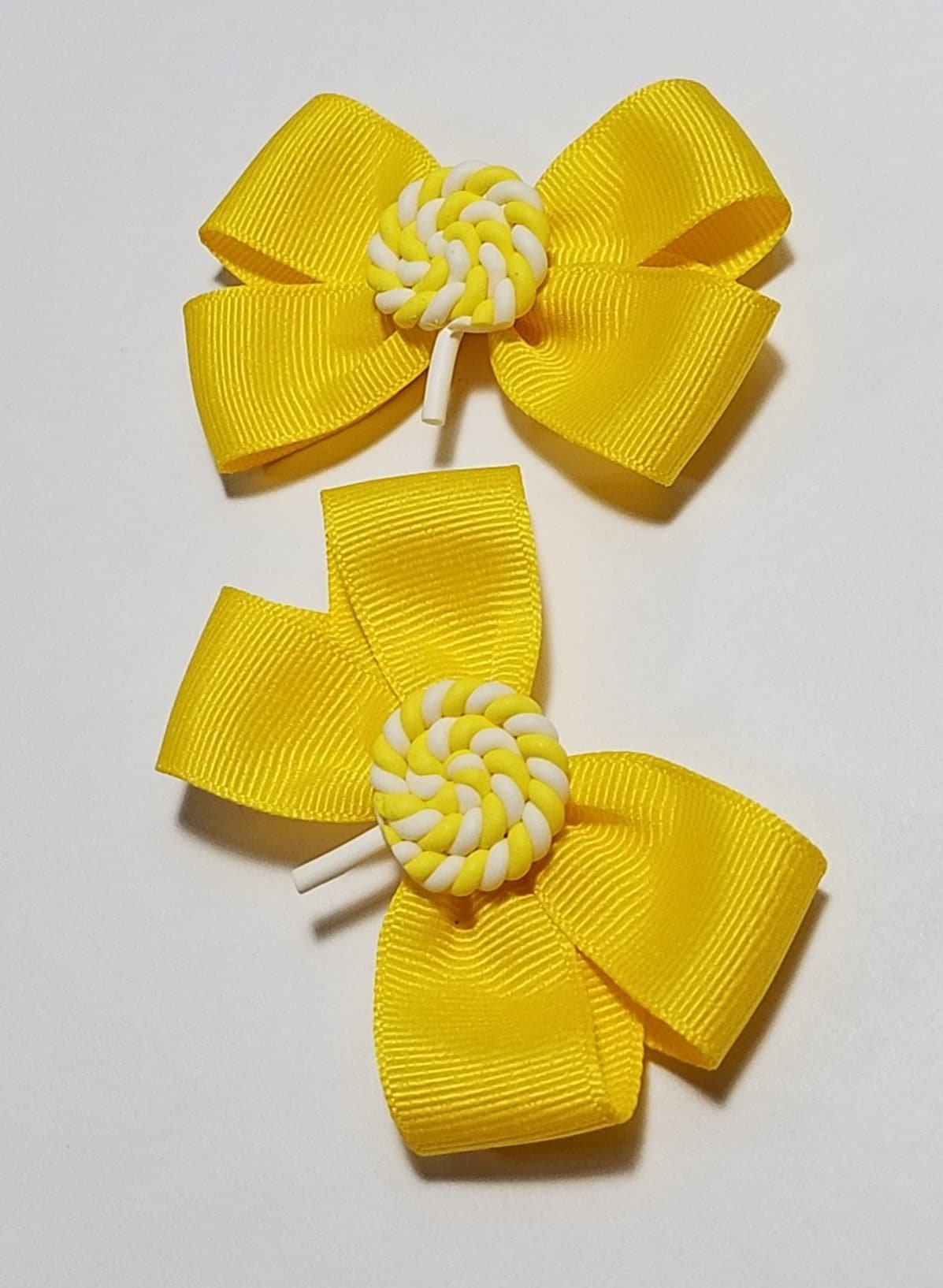 3" Yellow Lollipop Pigtail 
