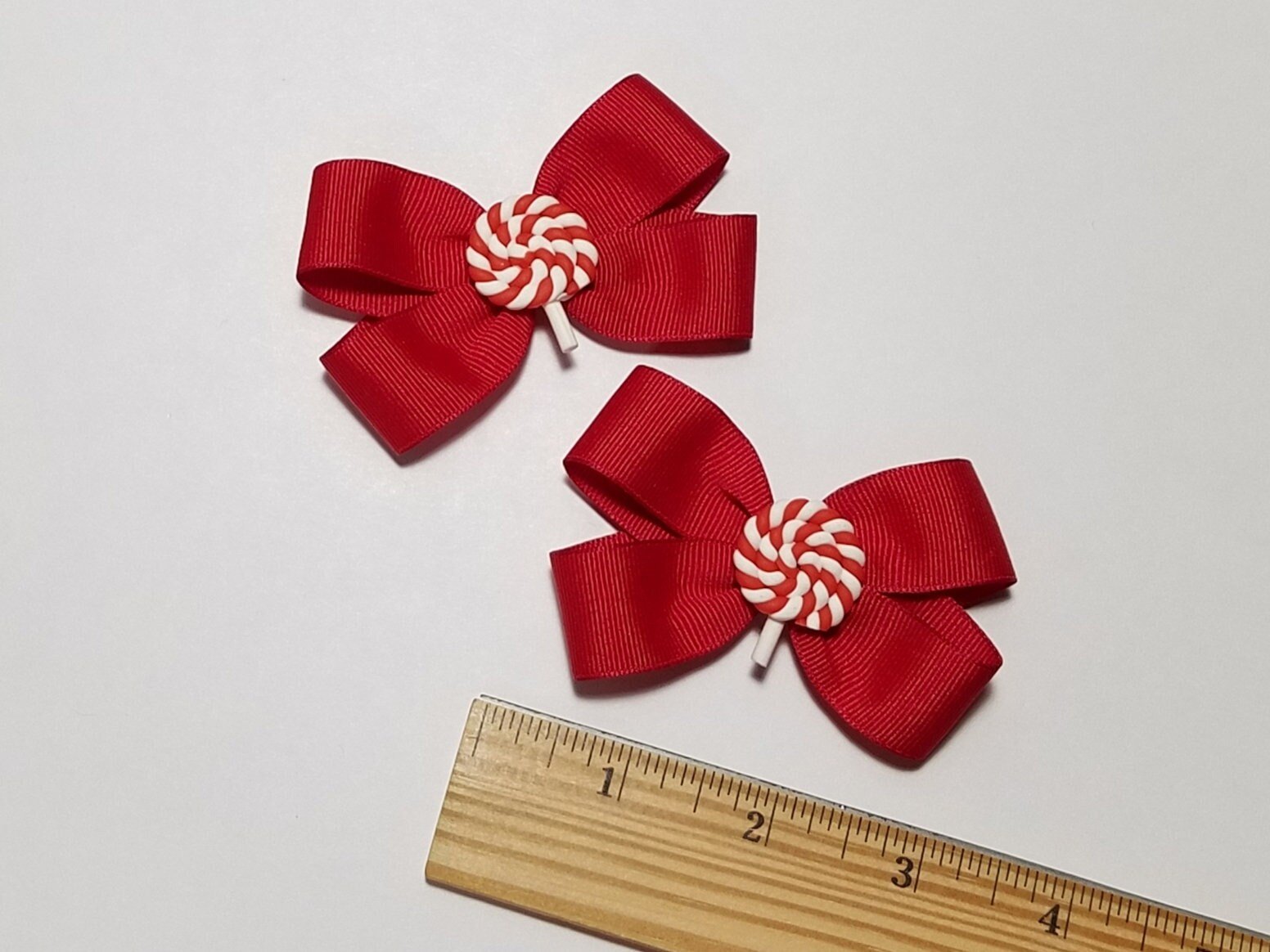 3" Red Lollipop Pigtail 