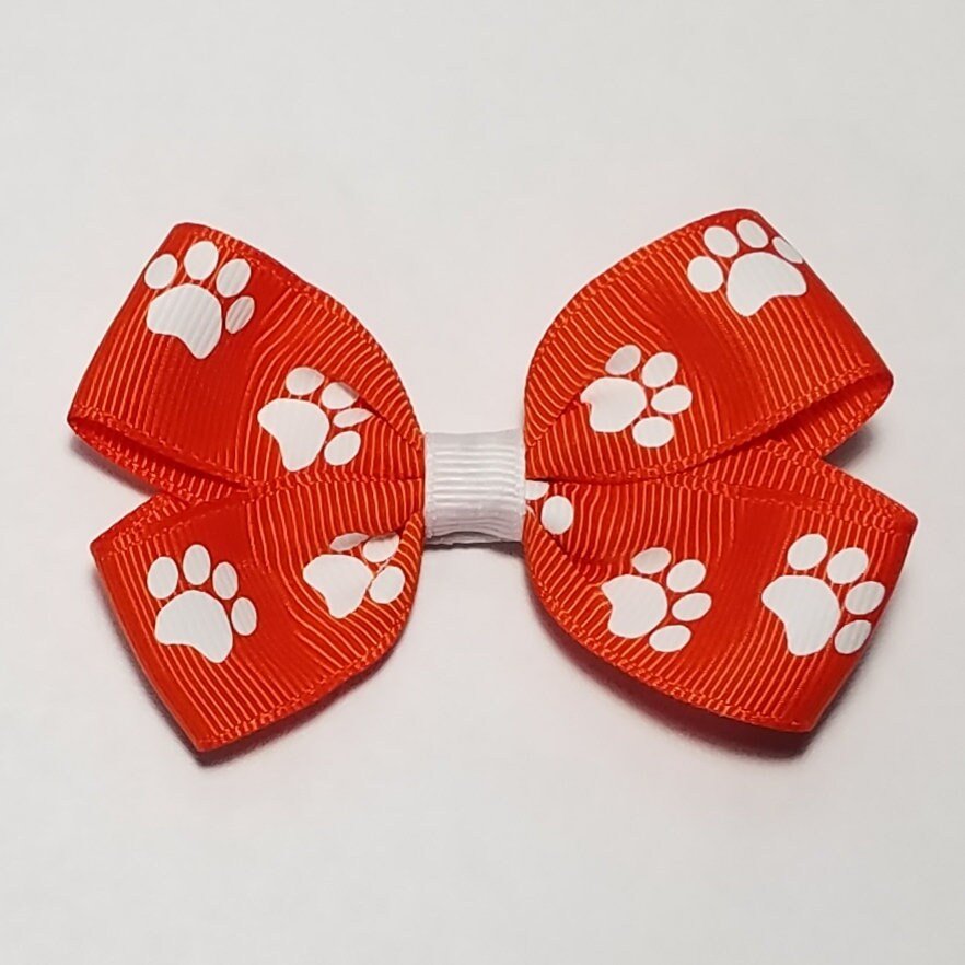 3" Orange Paw Print 