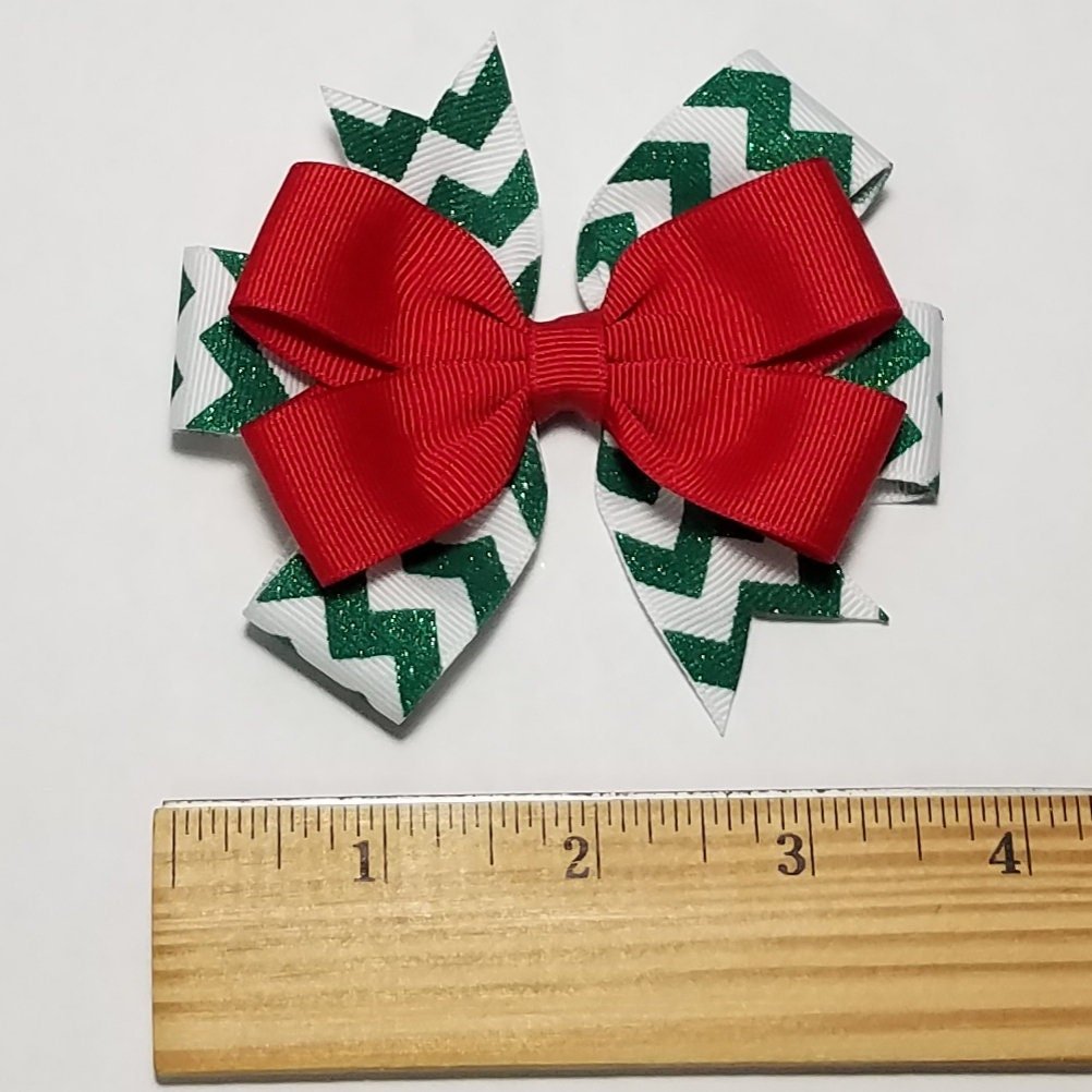 3.5" Christmas Glitter 