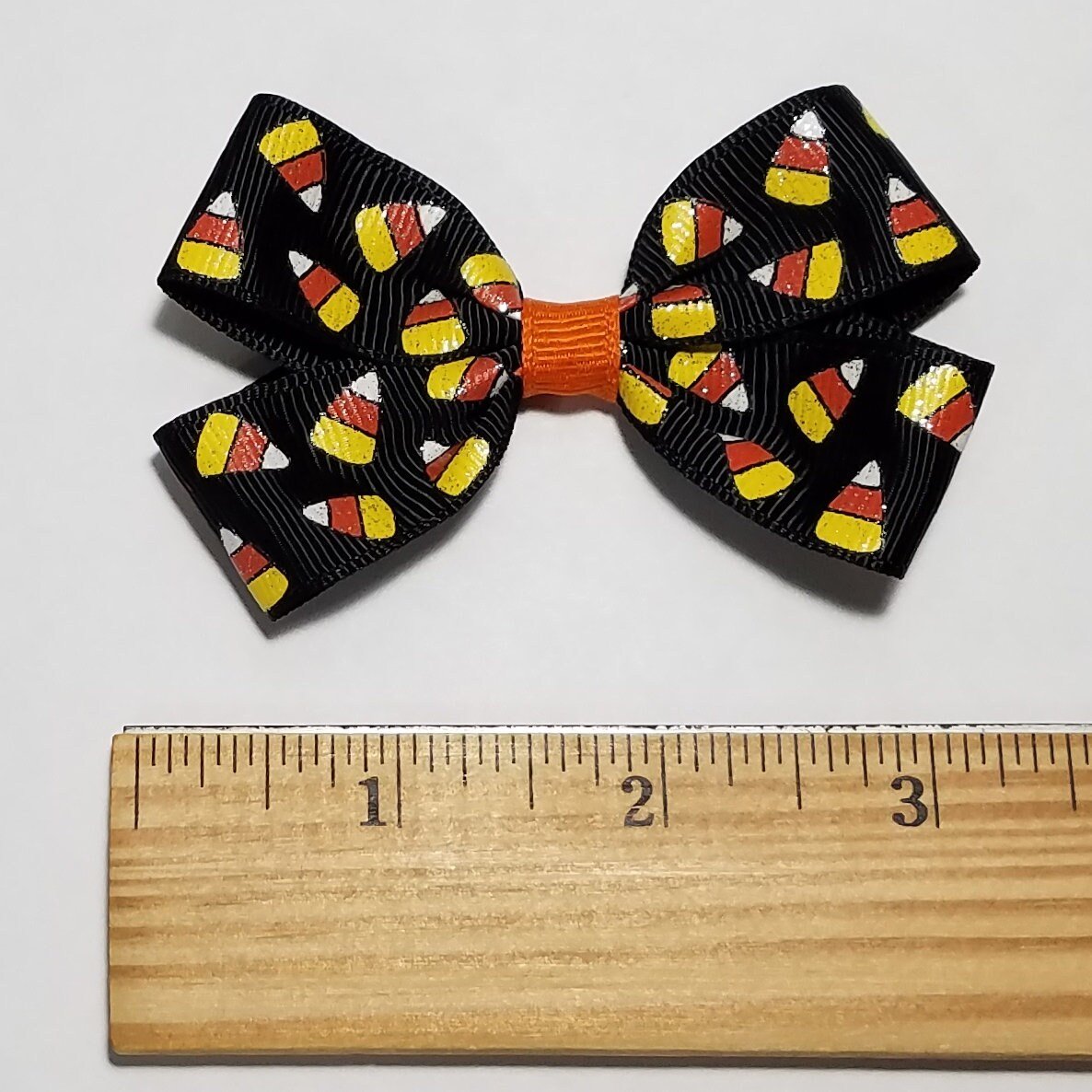 3" Candy Corn Glitter 