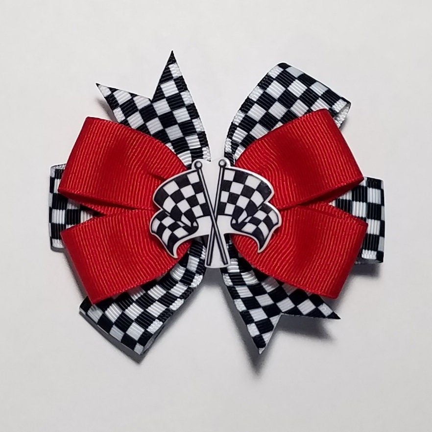 3.5" Racing Checkered Flag 