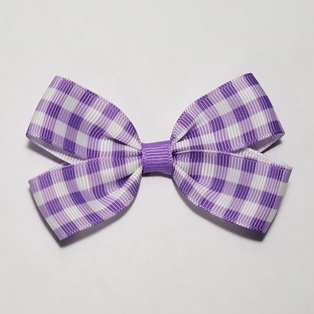 3" Purple Gingham 