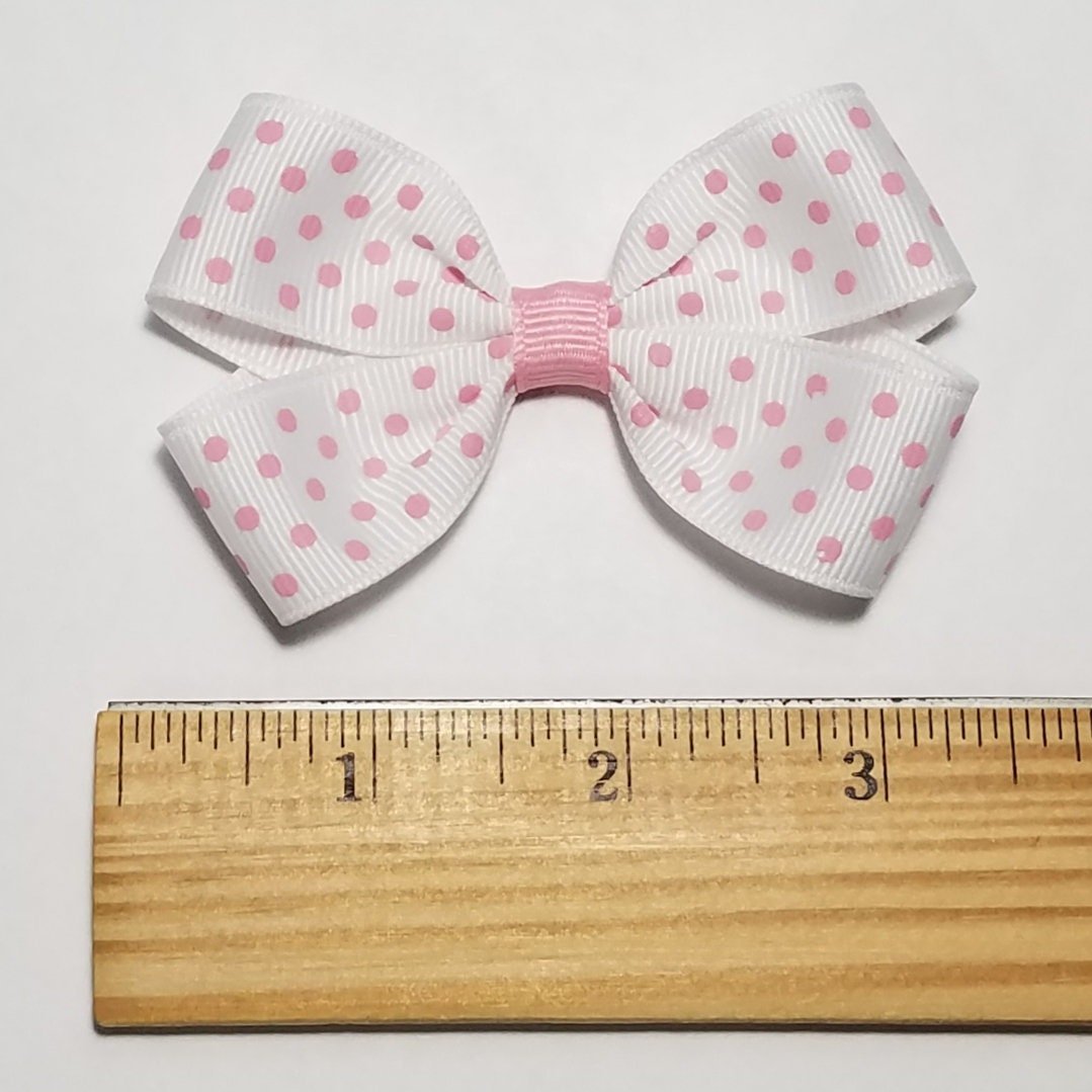 3" Pink Polka Dot 