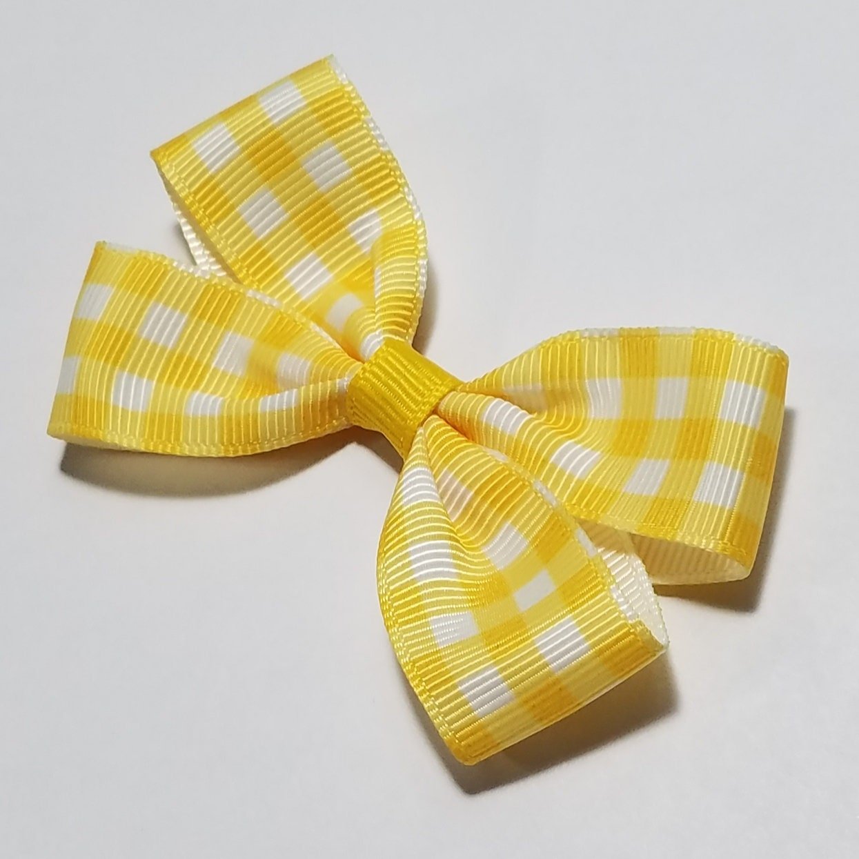 3" Yellow Gingham 