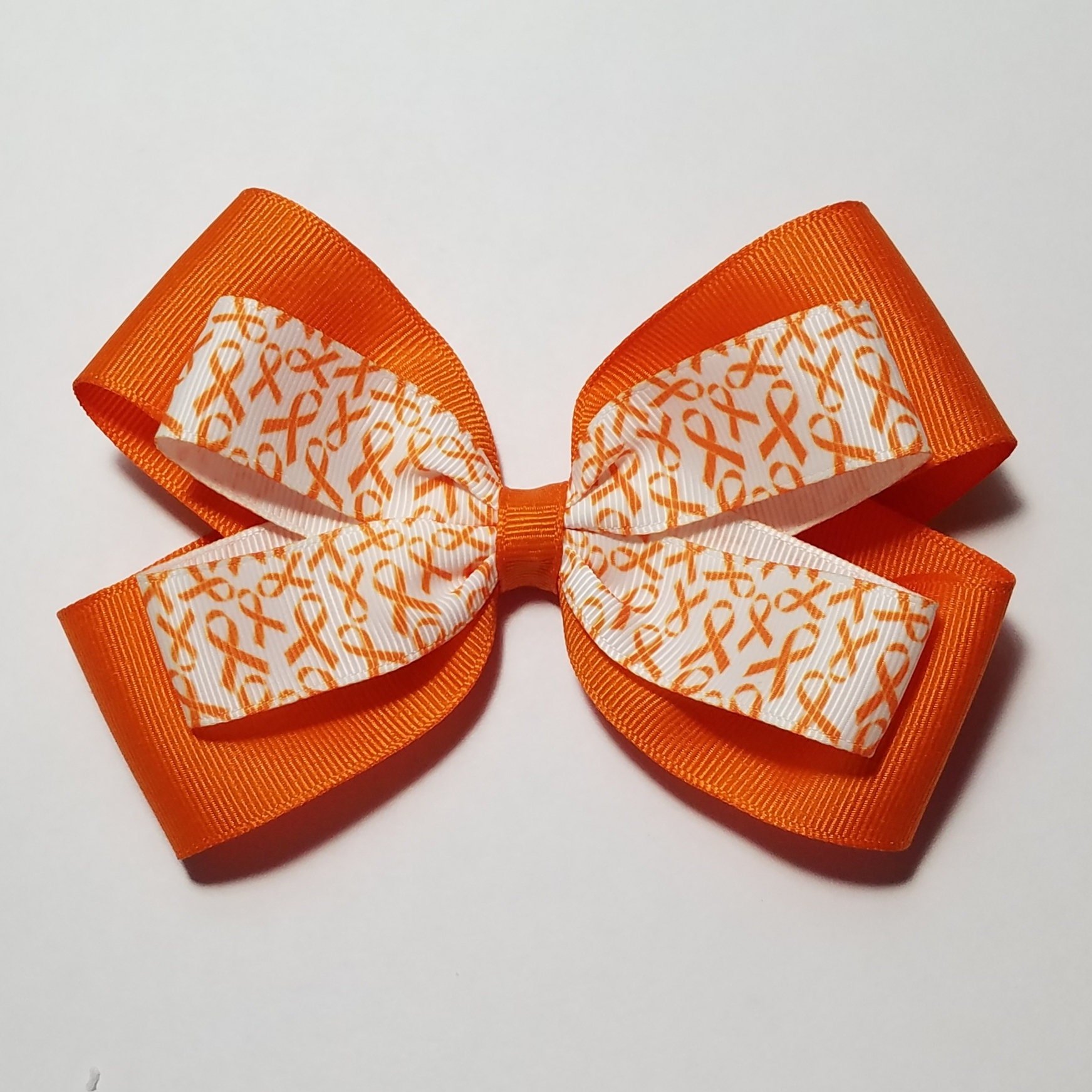5" Orange Awareness Ribbon 
