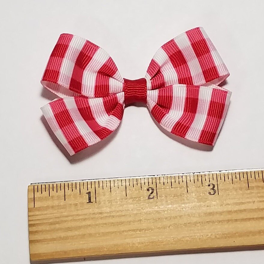 3" Red Gingham