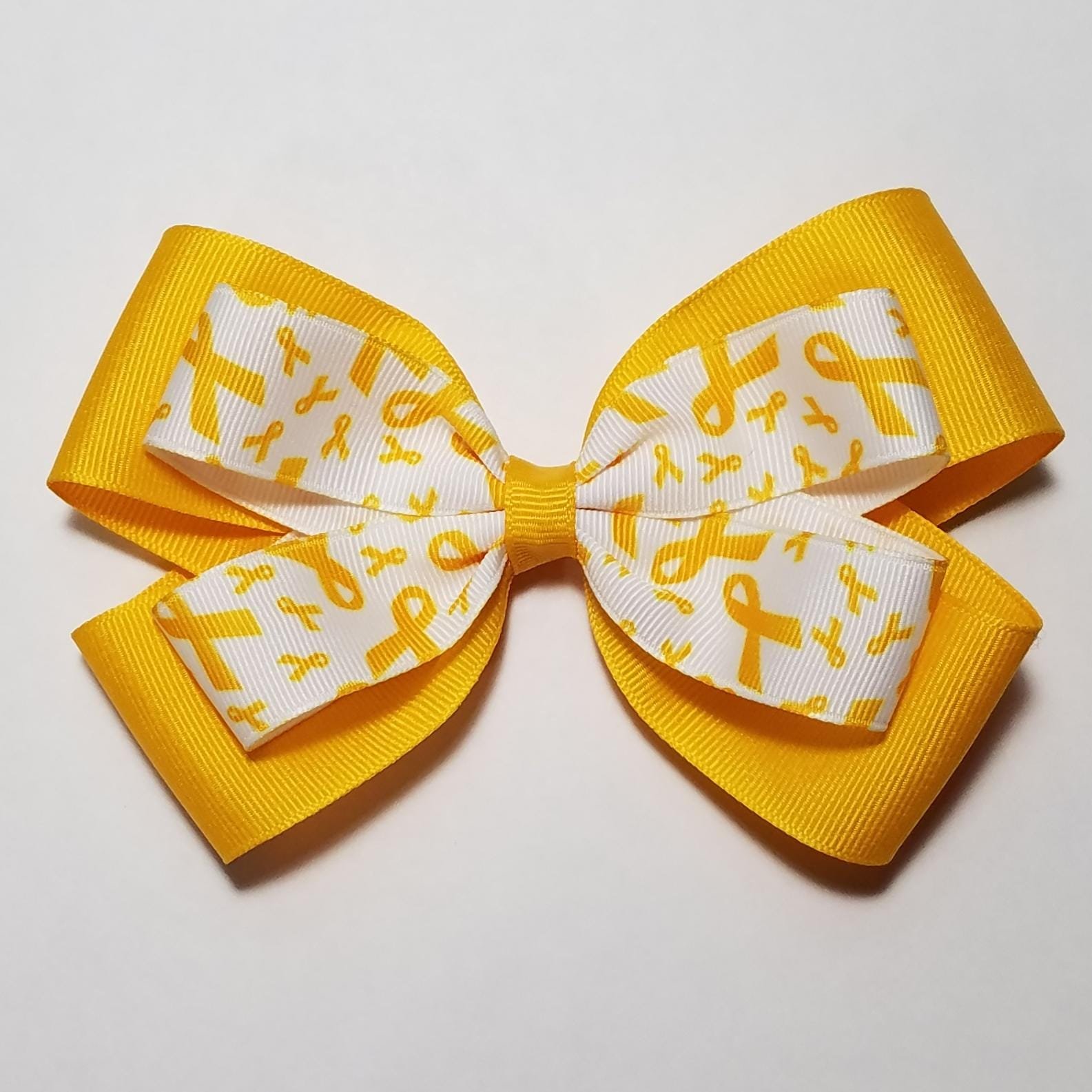 5" Yellow Gold Awareness Ribbon 