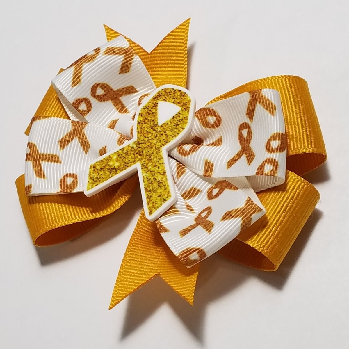 3.5" Gold Awareness Ribbon 