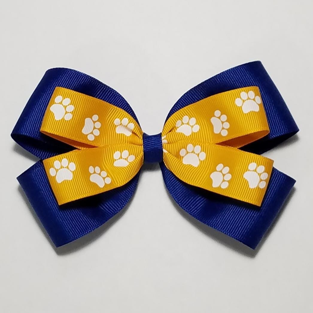 5" Yellow Gold Paw Print 