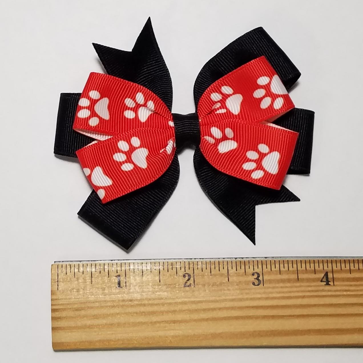 3.5" Red Paw Print 