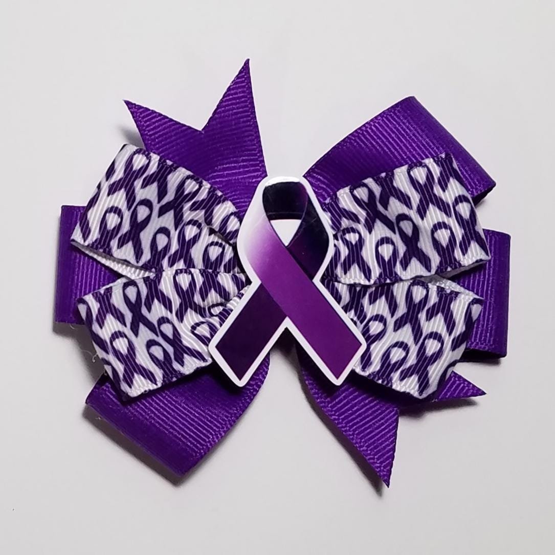3.5" Purple Awareness Ribbon