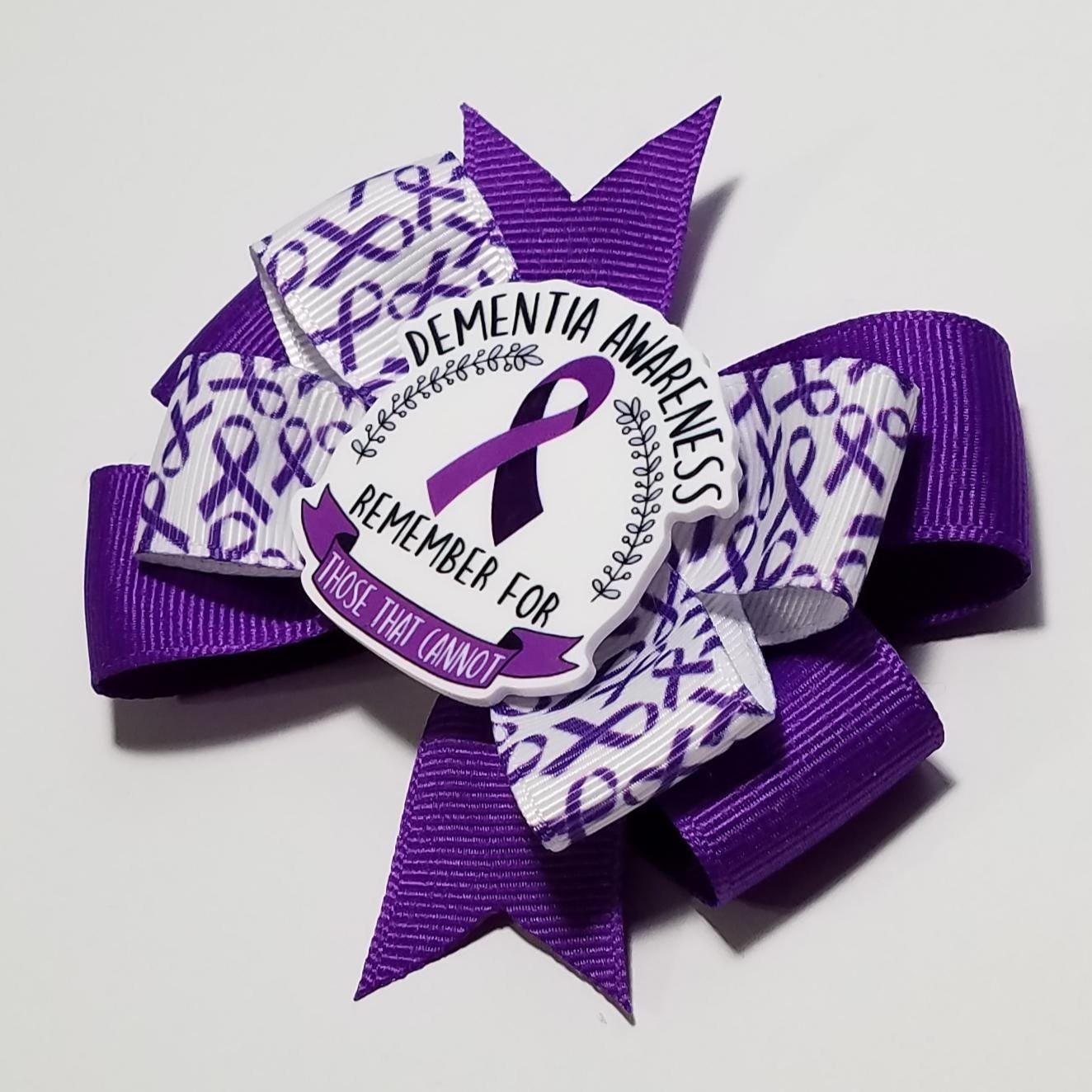 3.5" Dementia Awareness Ribbon 