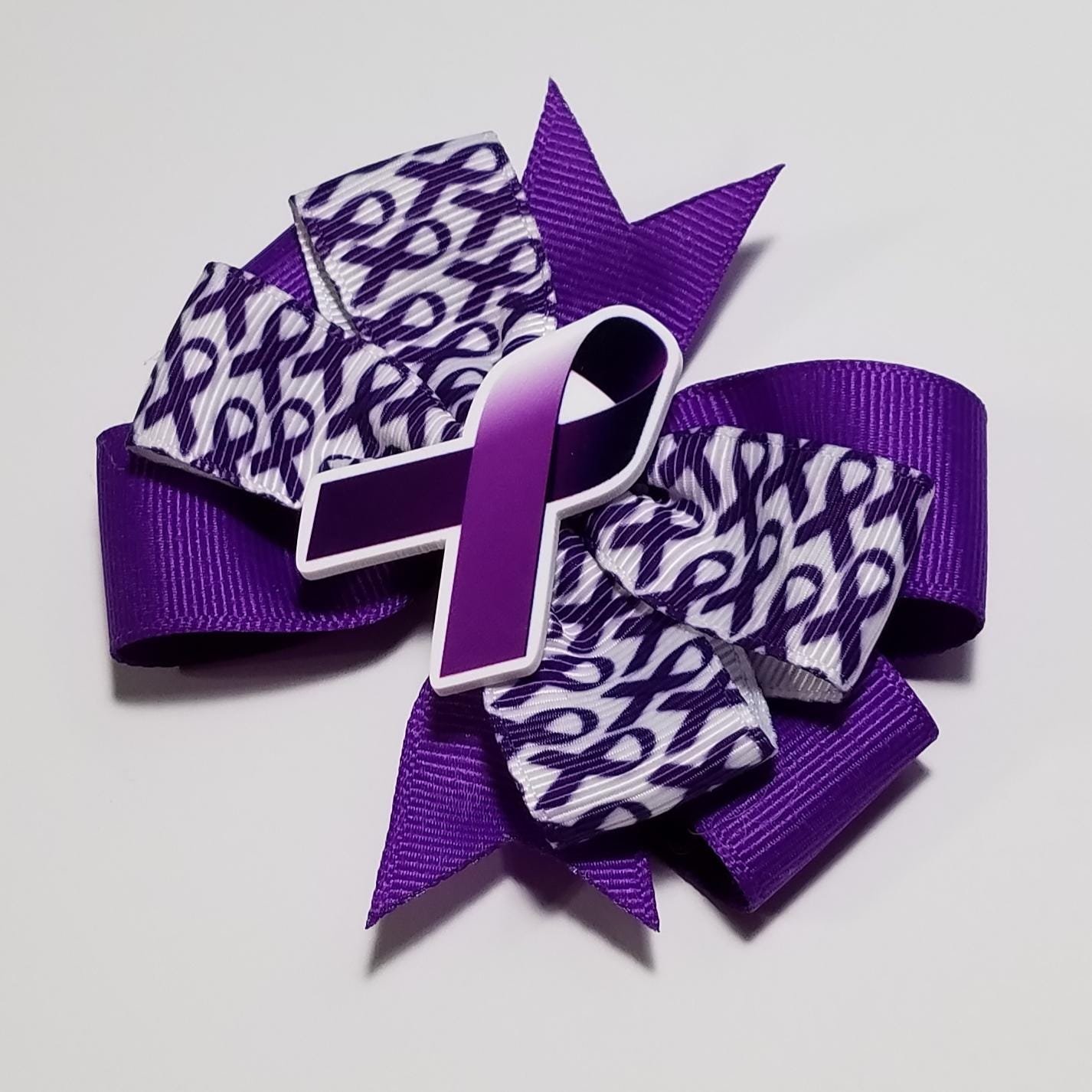 3.5" Purple Awareness Ribbon