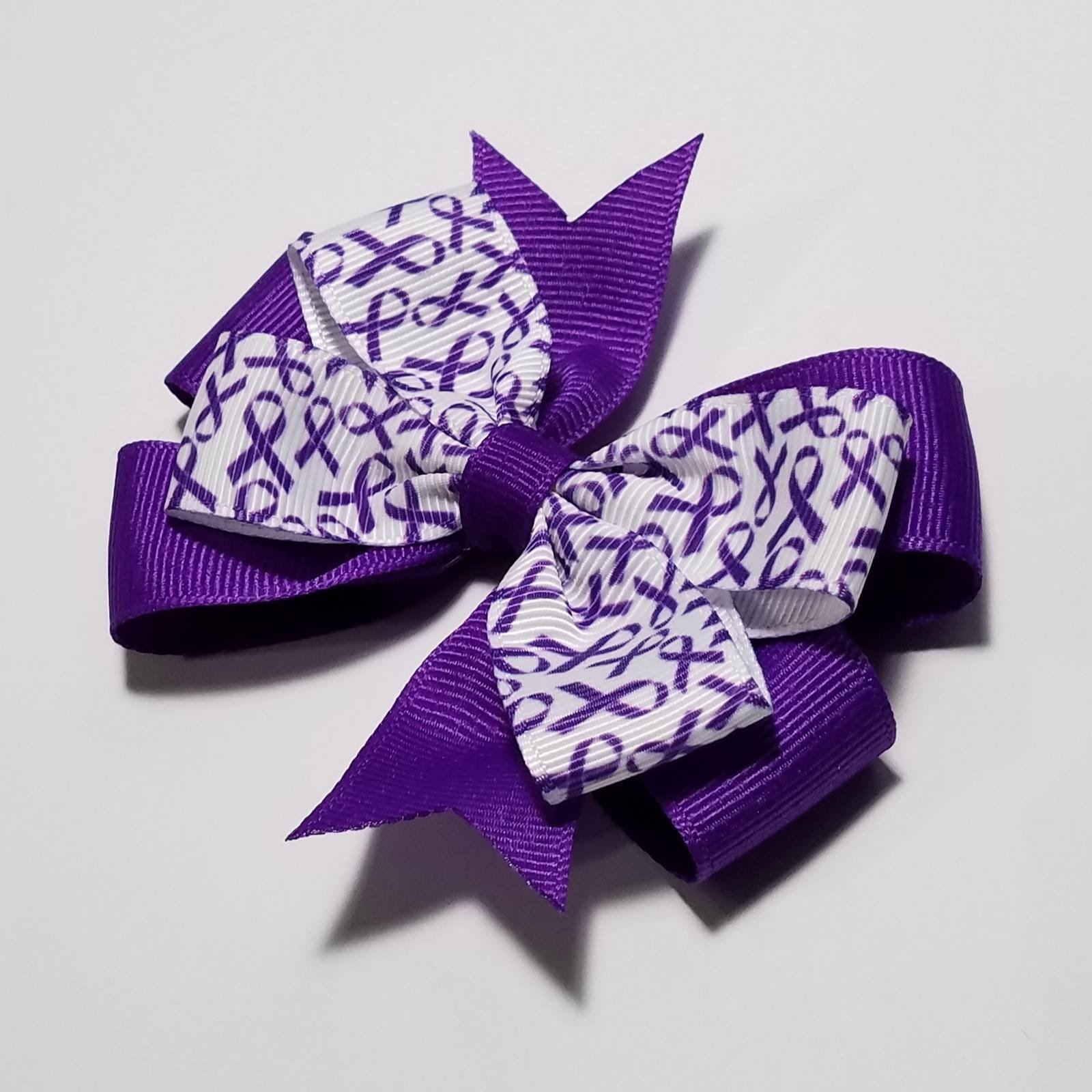 3.5" Purple Awareness Ribbon