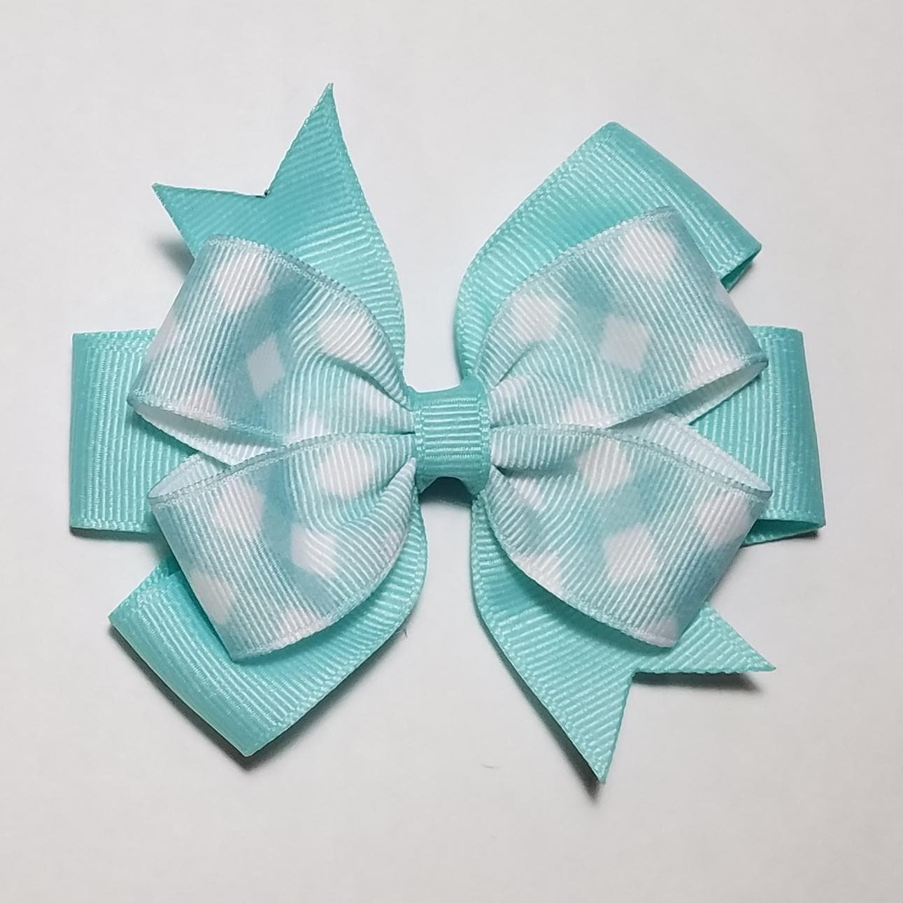 3.5" Aqua Gingham 
