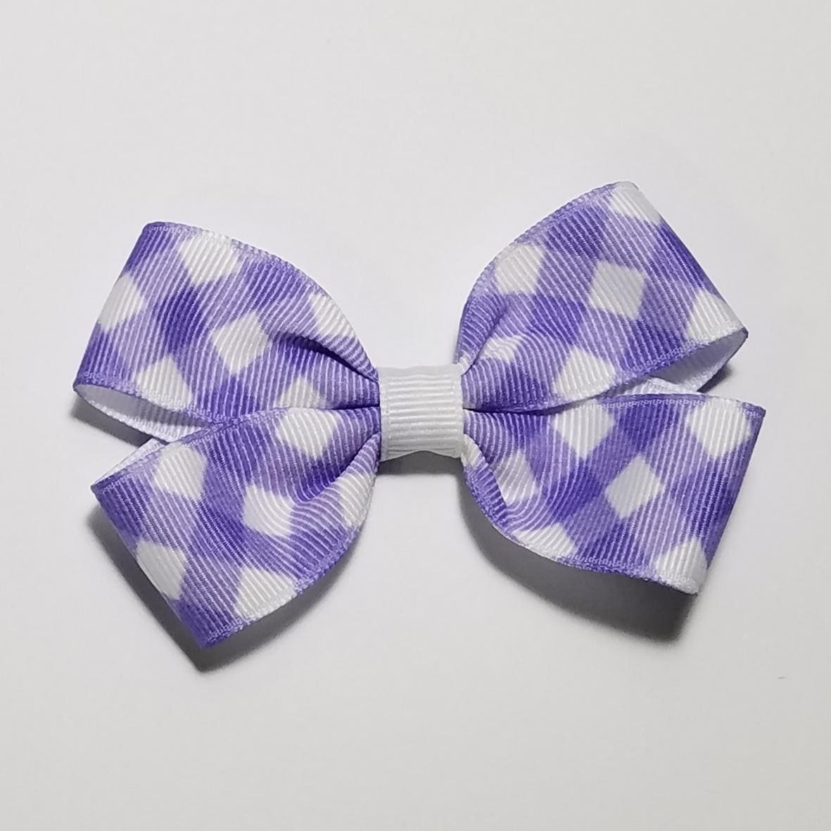 3" Purple Gingham