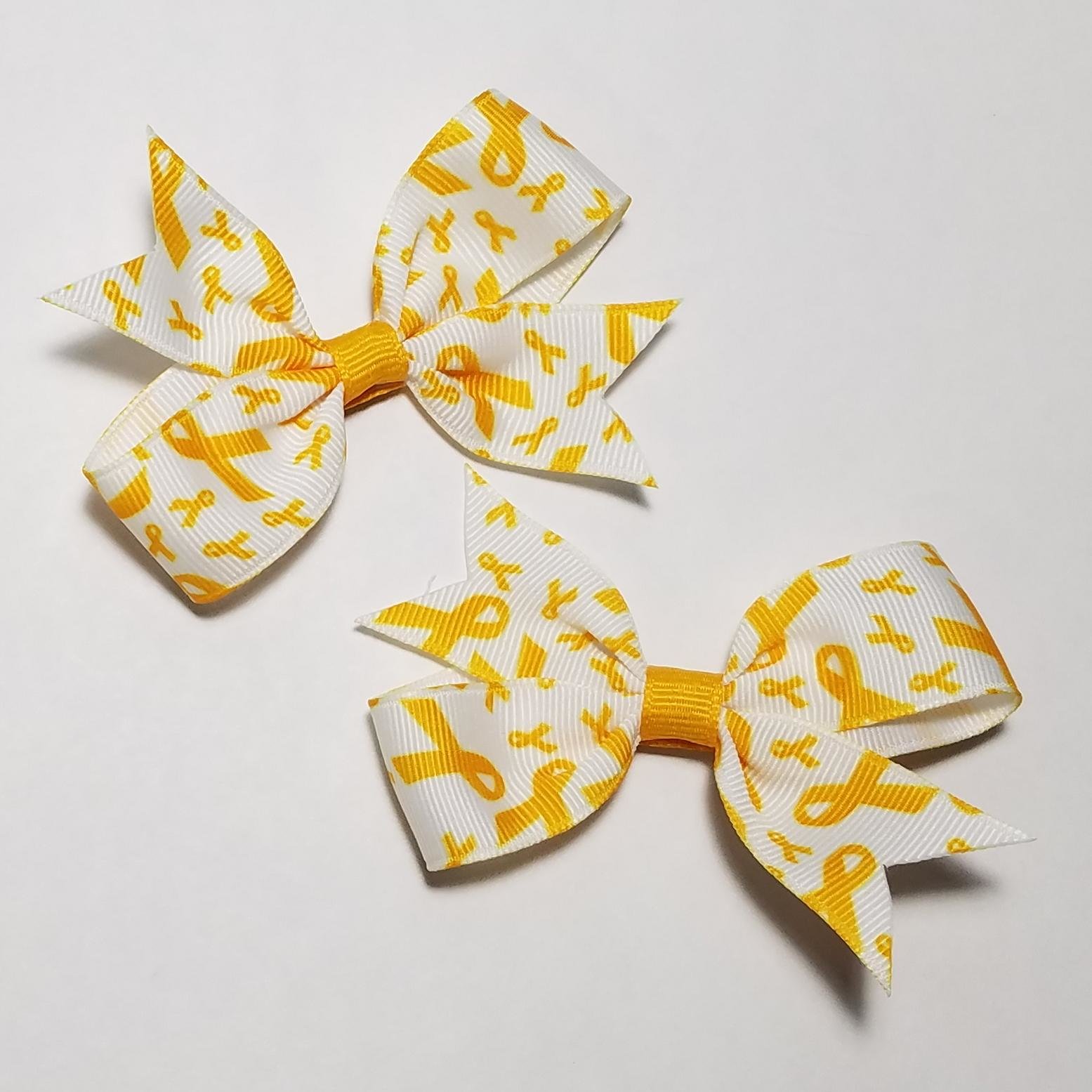 3" Yellow Gold Childhood Cancer 