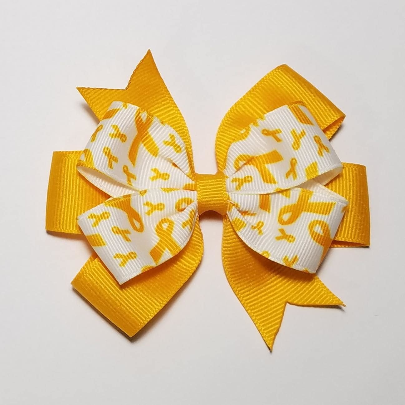 3.5"  Yellow Gold Awareness Ribbon 