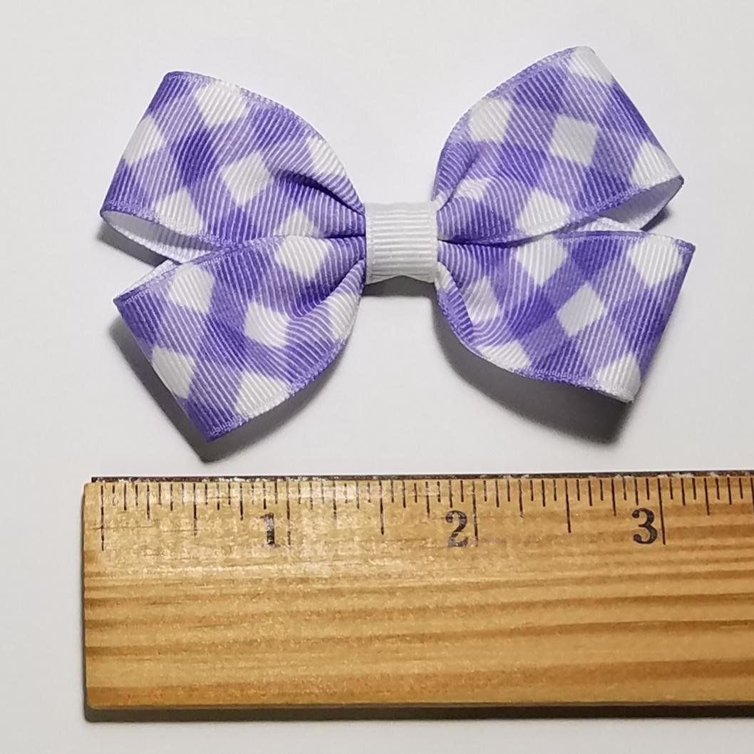 3" Purple Gingham