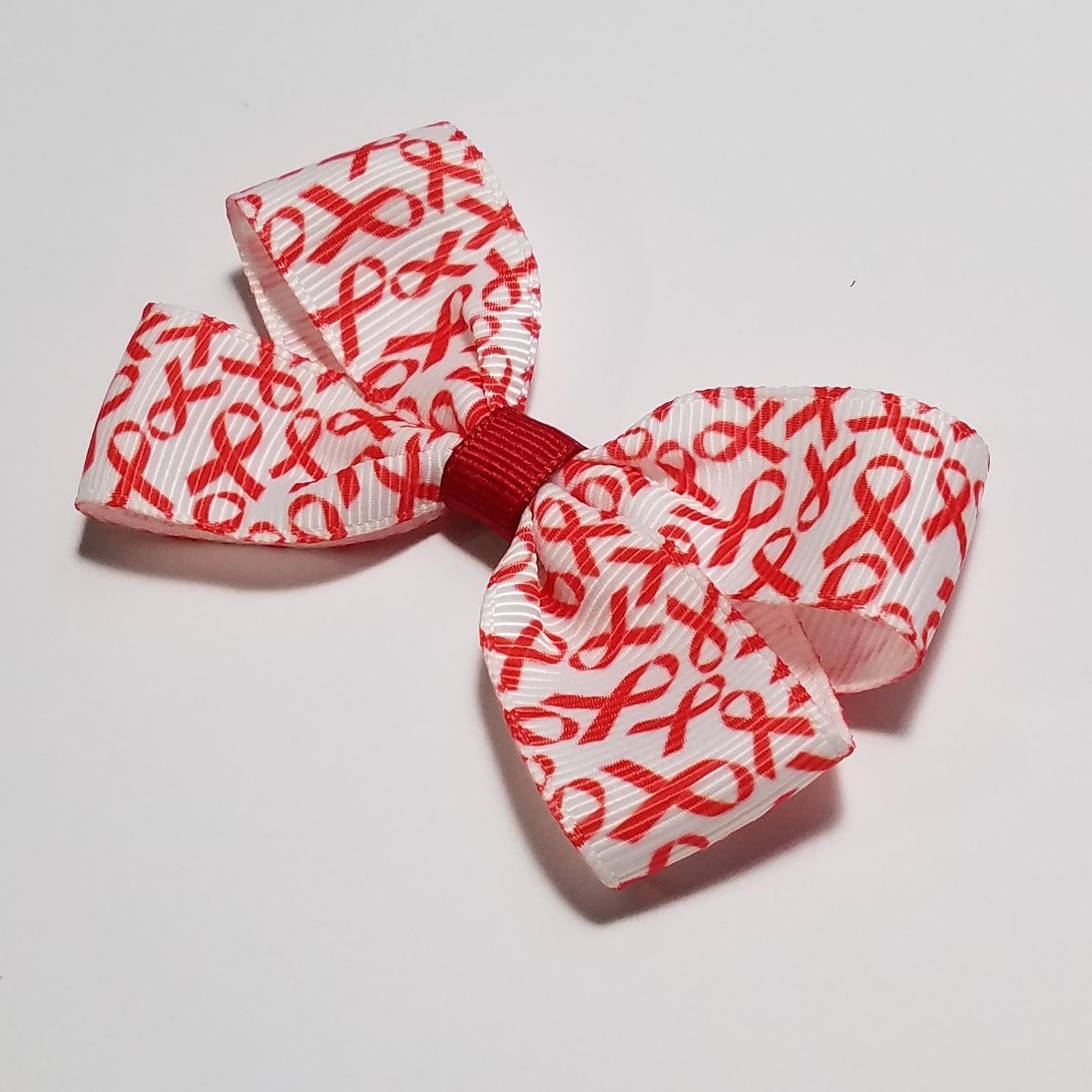 3" Red Awareness Ribbon