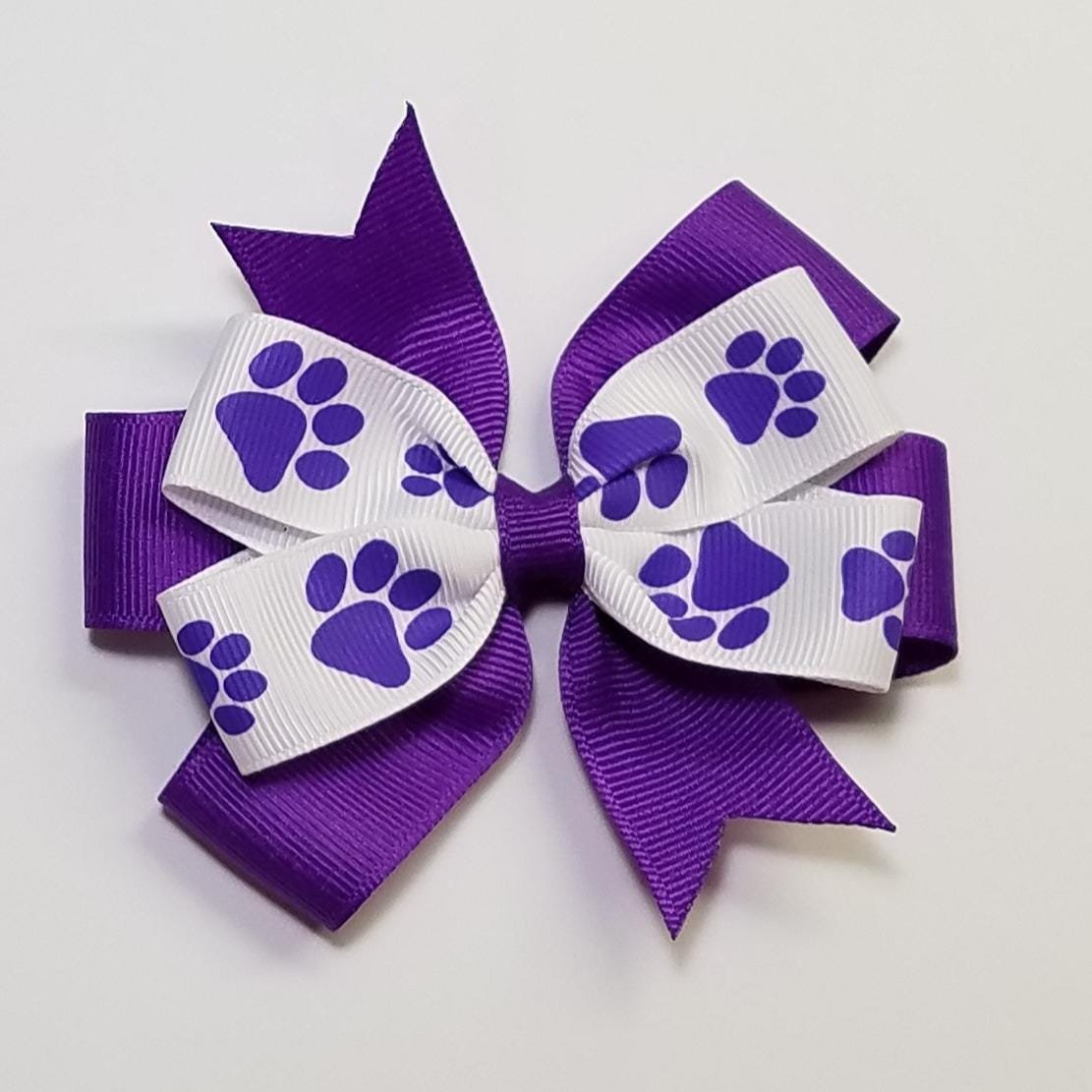 3.5" Purple Paw Print 