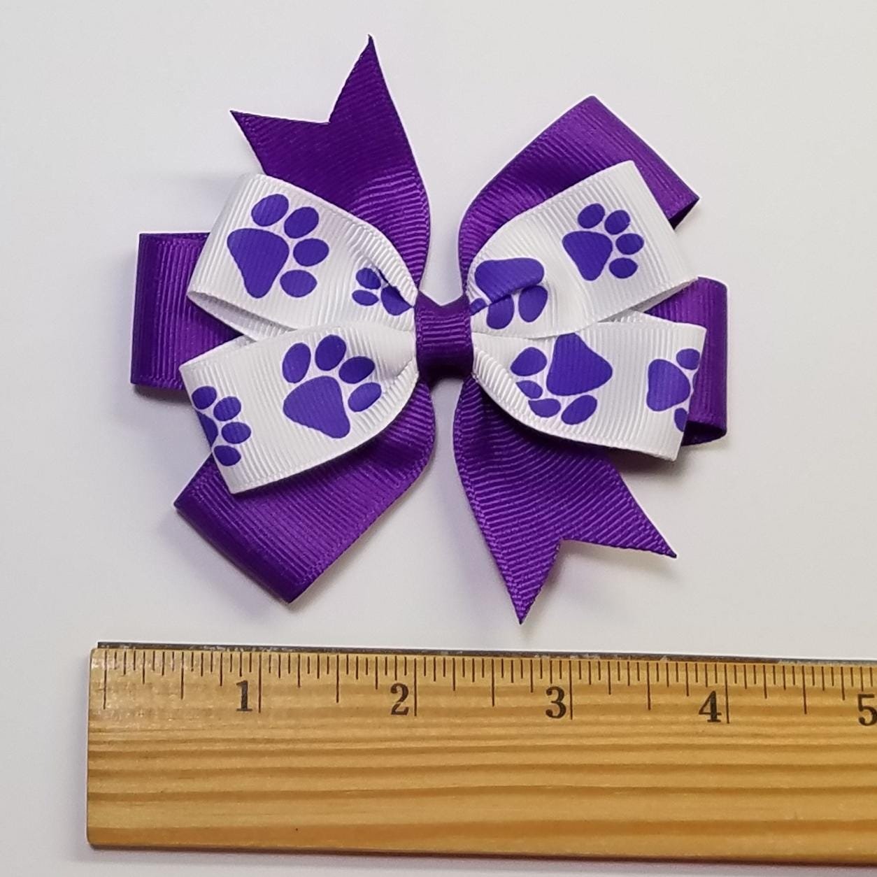3.5" Purple Paw Print 