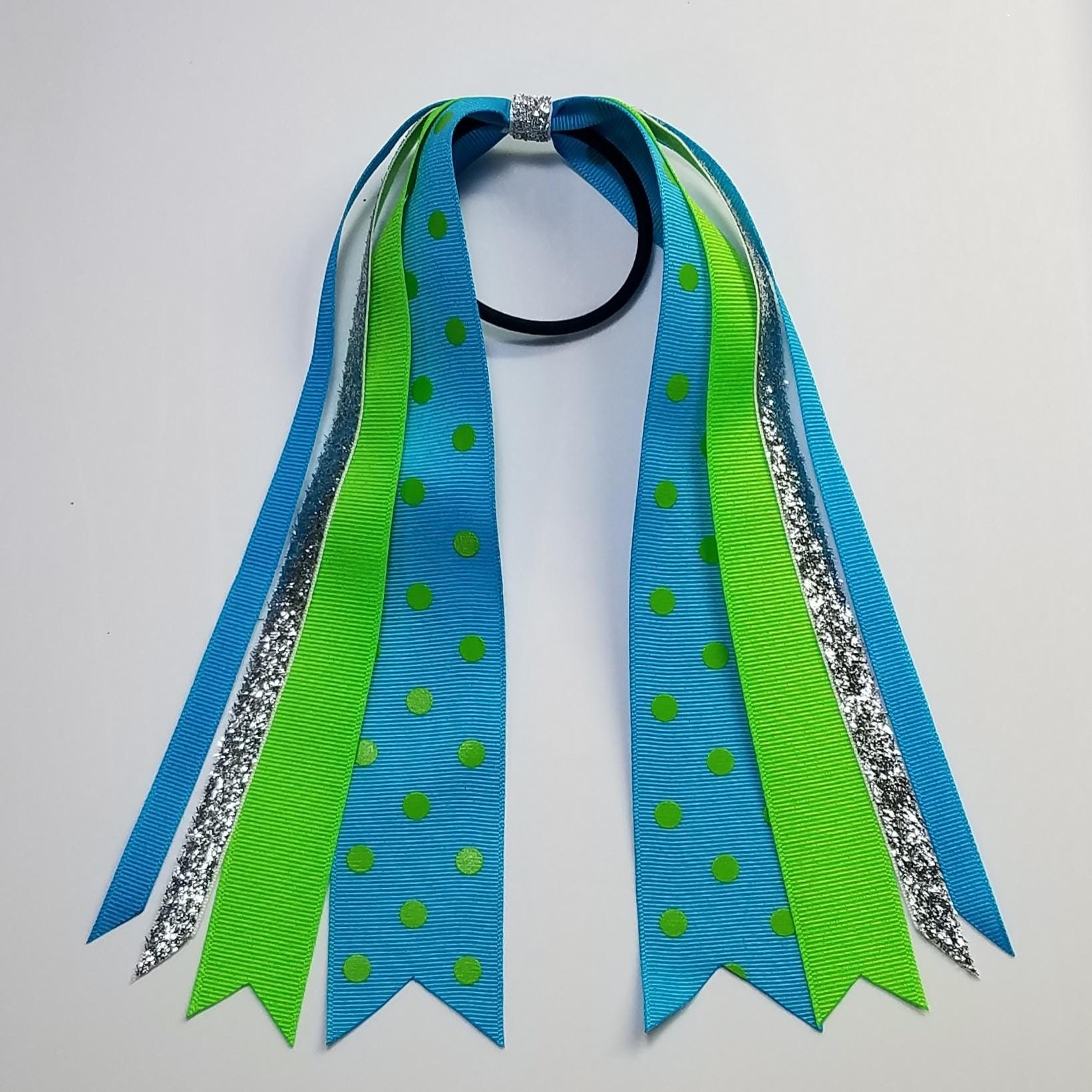 Blue Green Polka Dot 