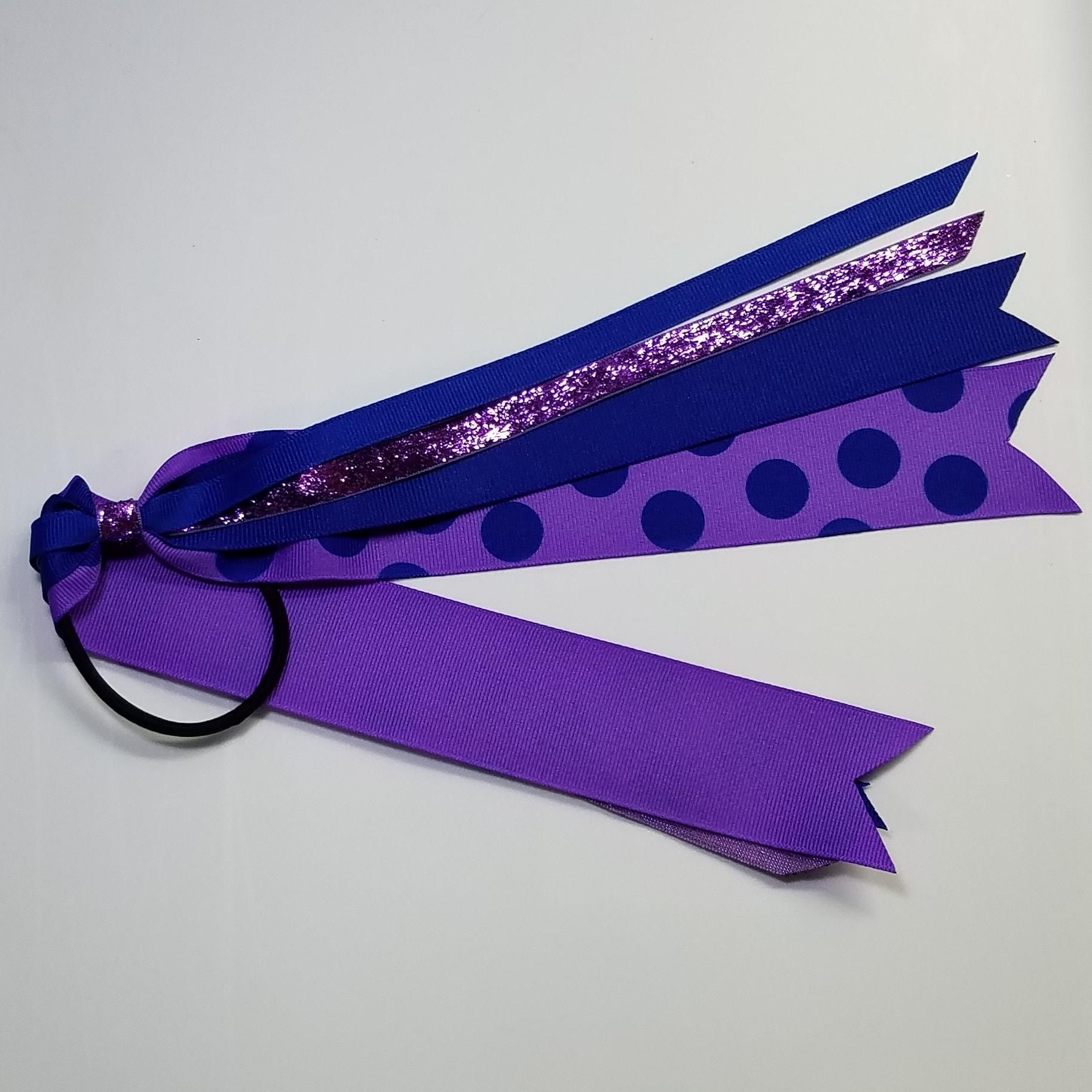 Royal Blue Purple Polka Dot 