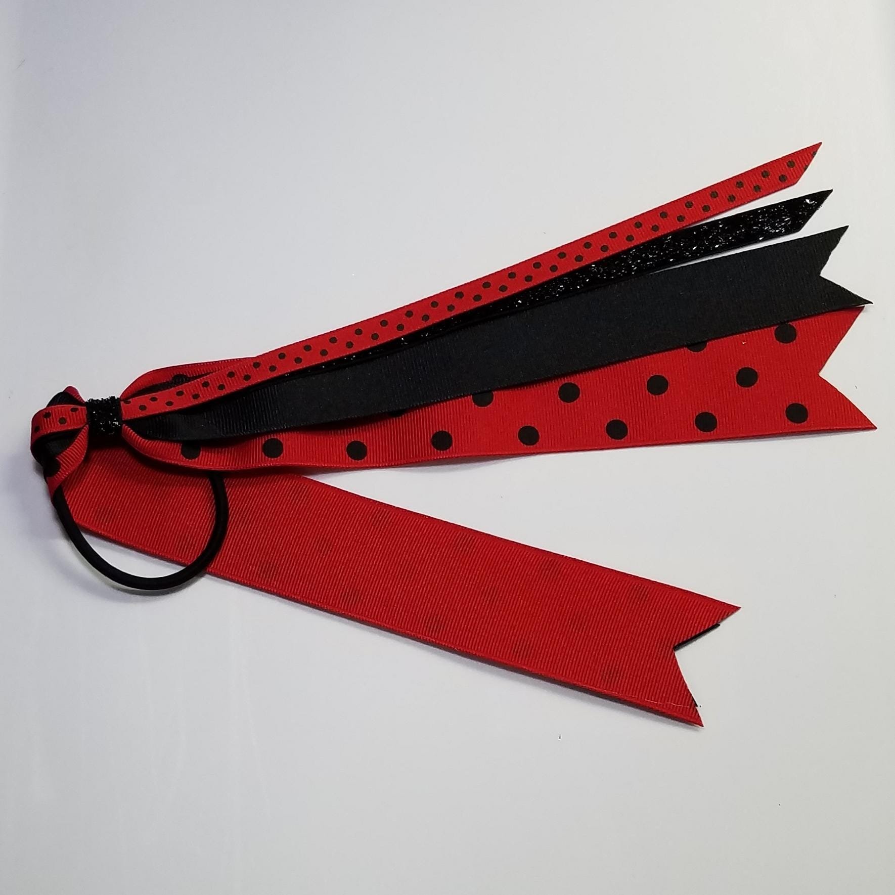 Black Red Polka Dot "Ladybug" 