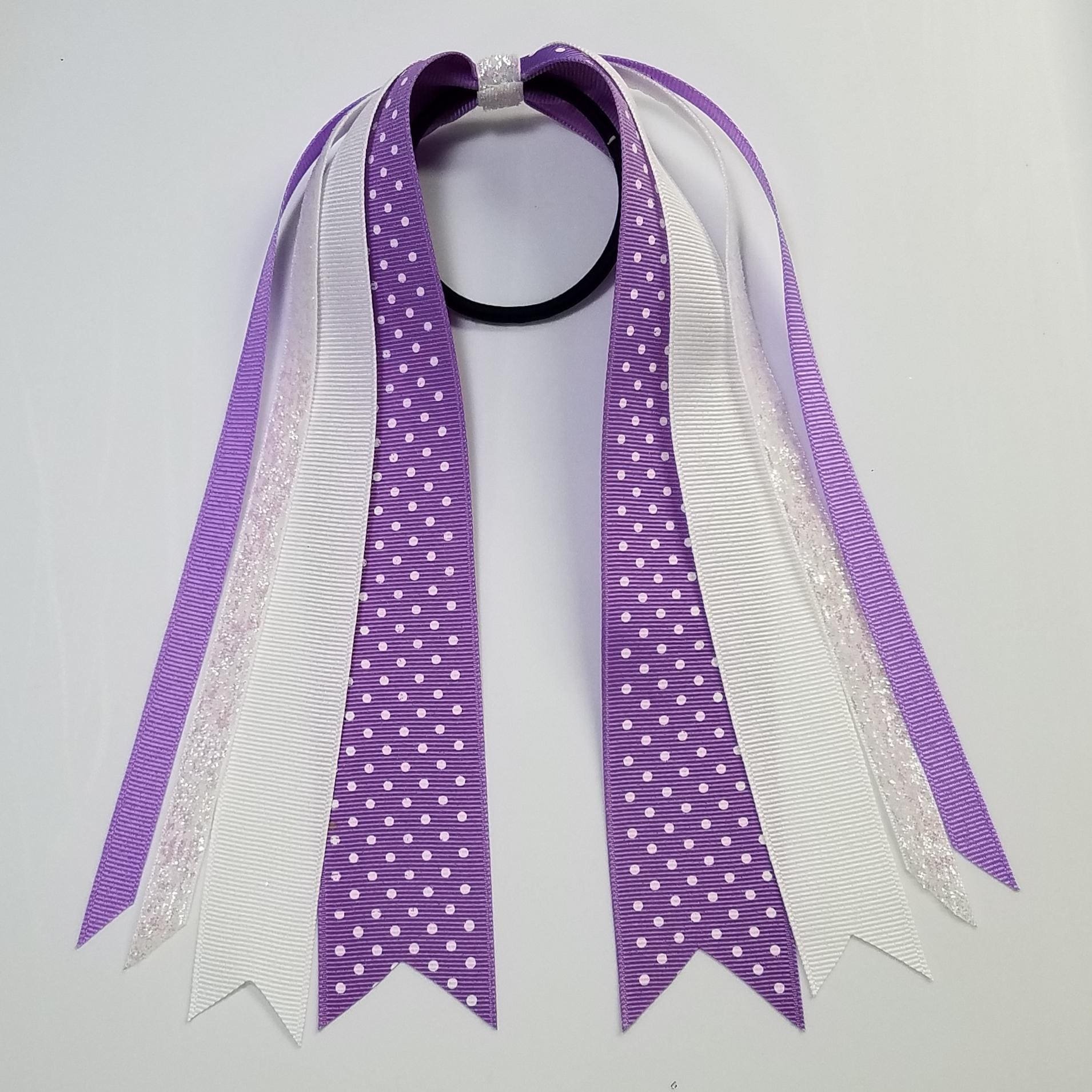 Purple Dark Orchid White Polka Dot