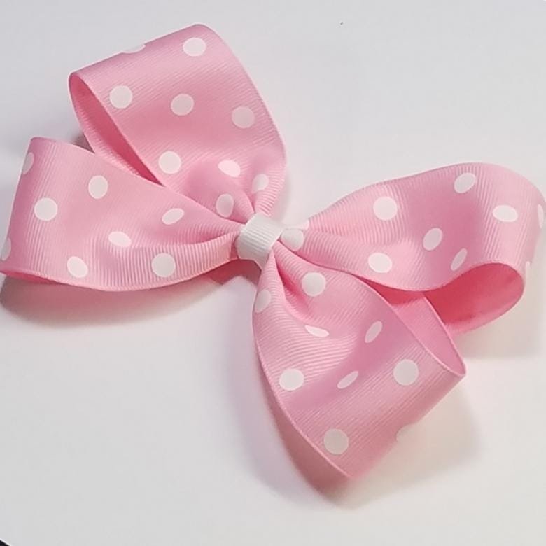 5" Pink Polka Dot 