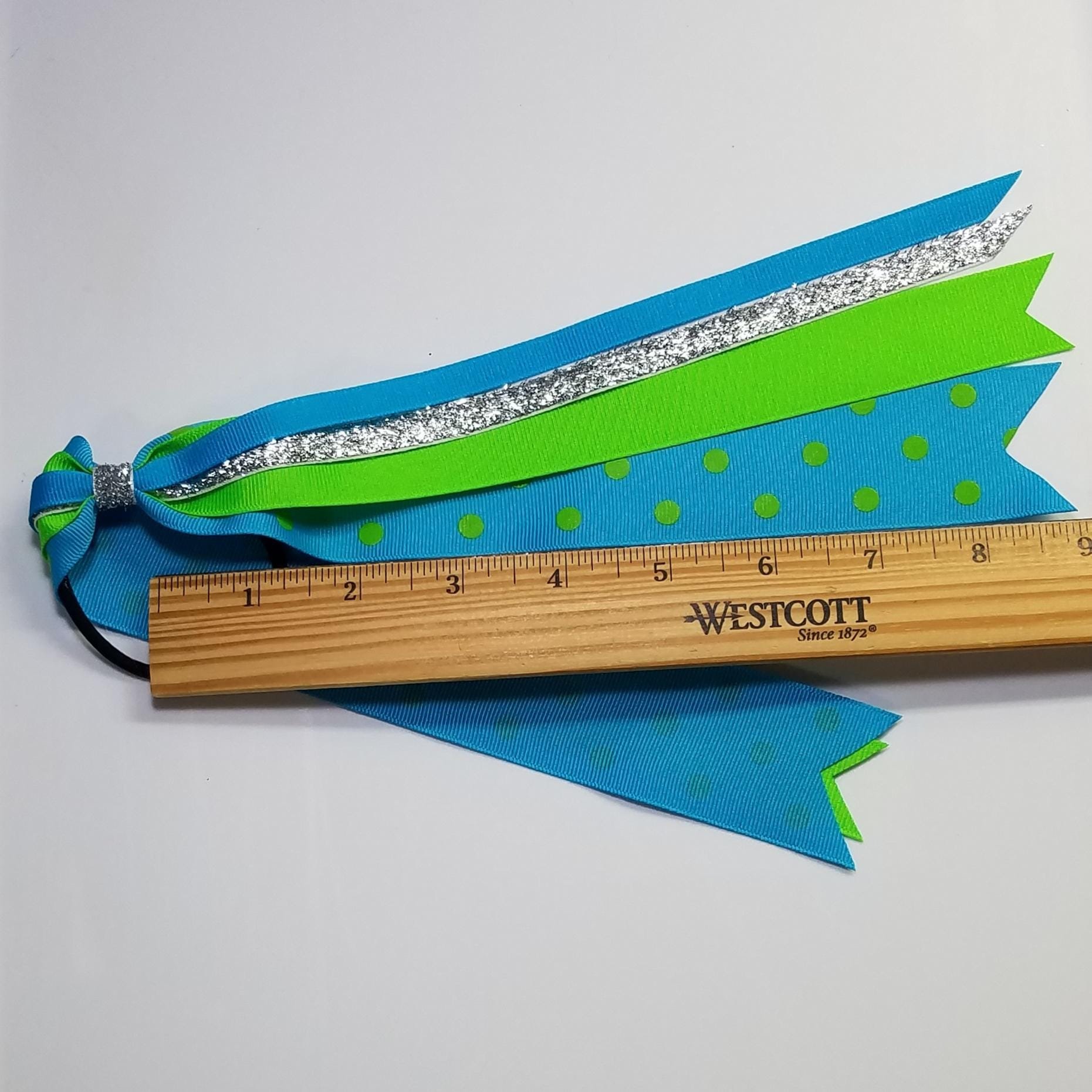 Blue Green Polka Dot 