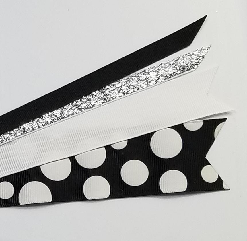 Black White Polka Dot 