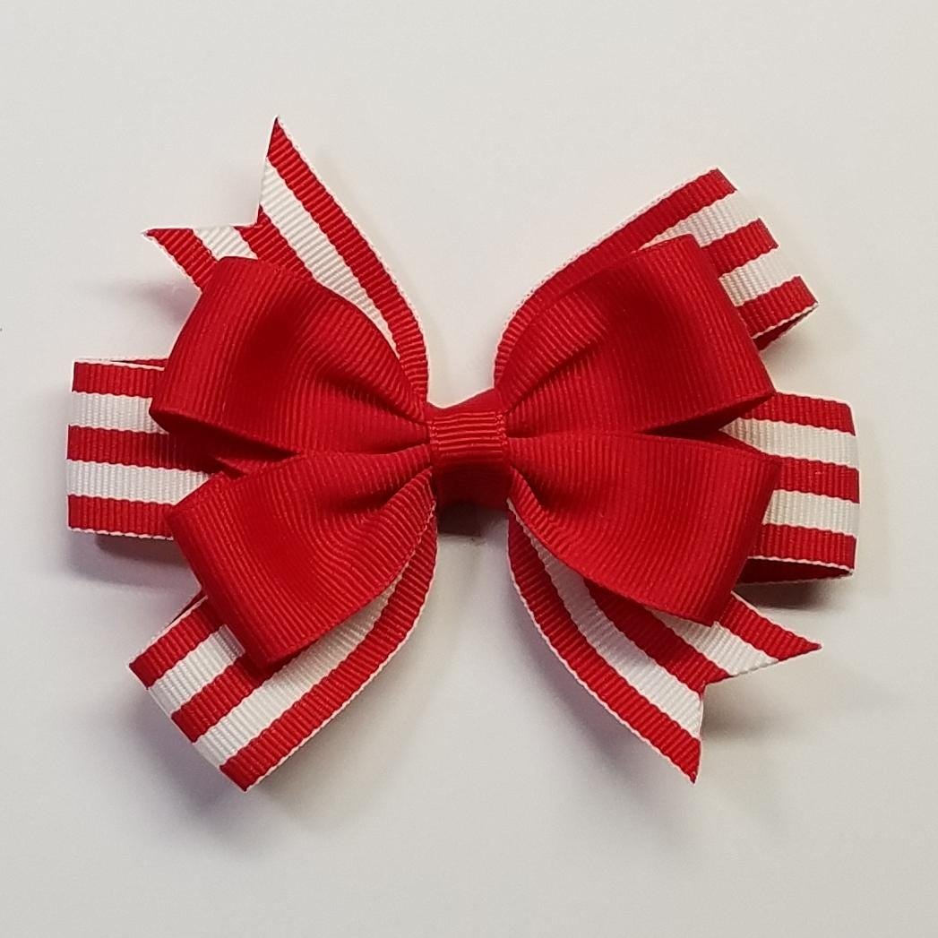 3.5" Red White Stripe 