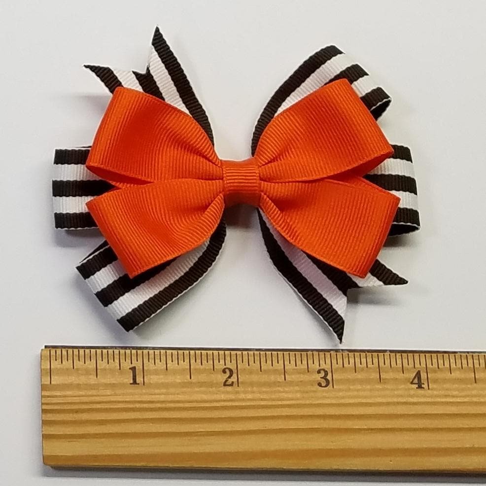 3.5" Orange Brown Stripe 
