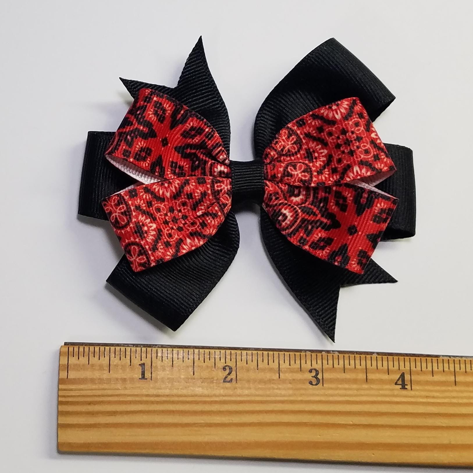 3.5" Bandana Red Black
