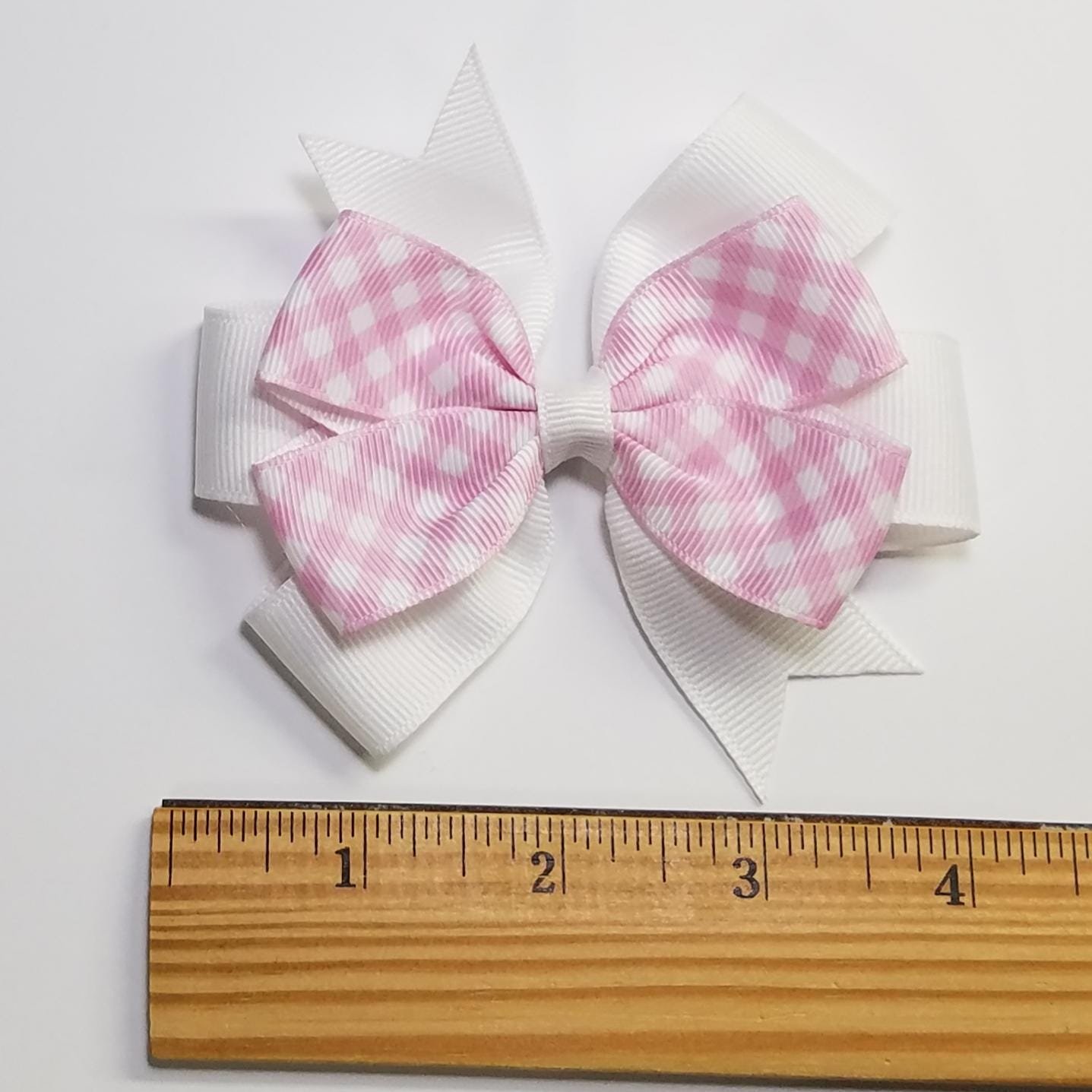 3.5" Pink Gingham