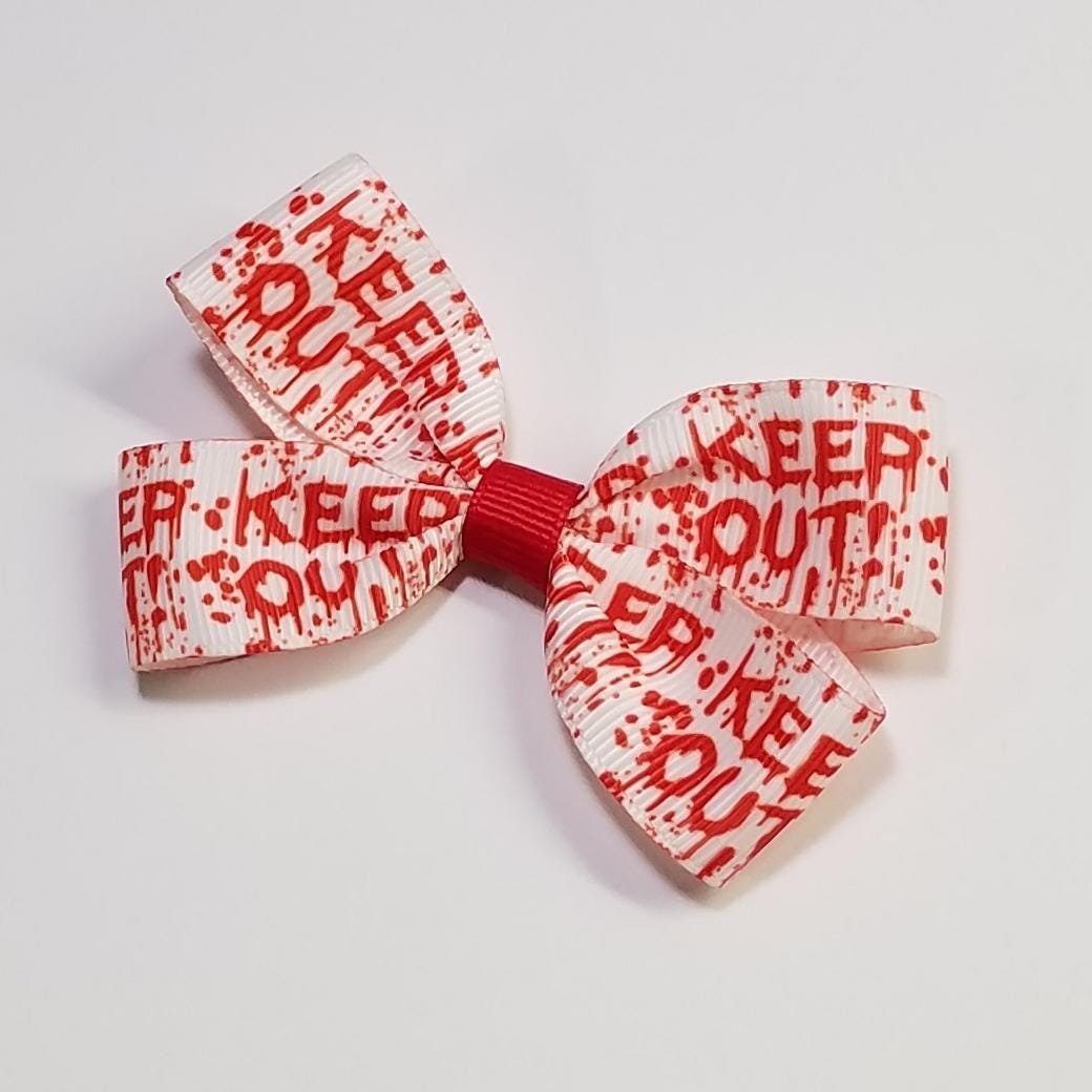 3" Keep Out Blood Splatter