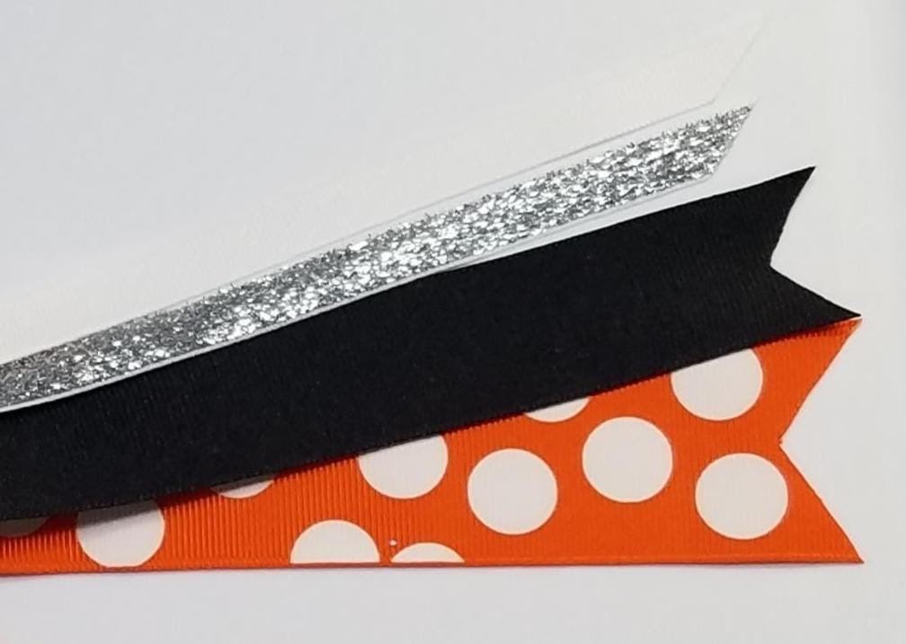 Black Orange Polka Dot