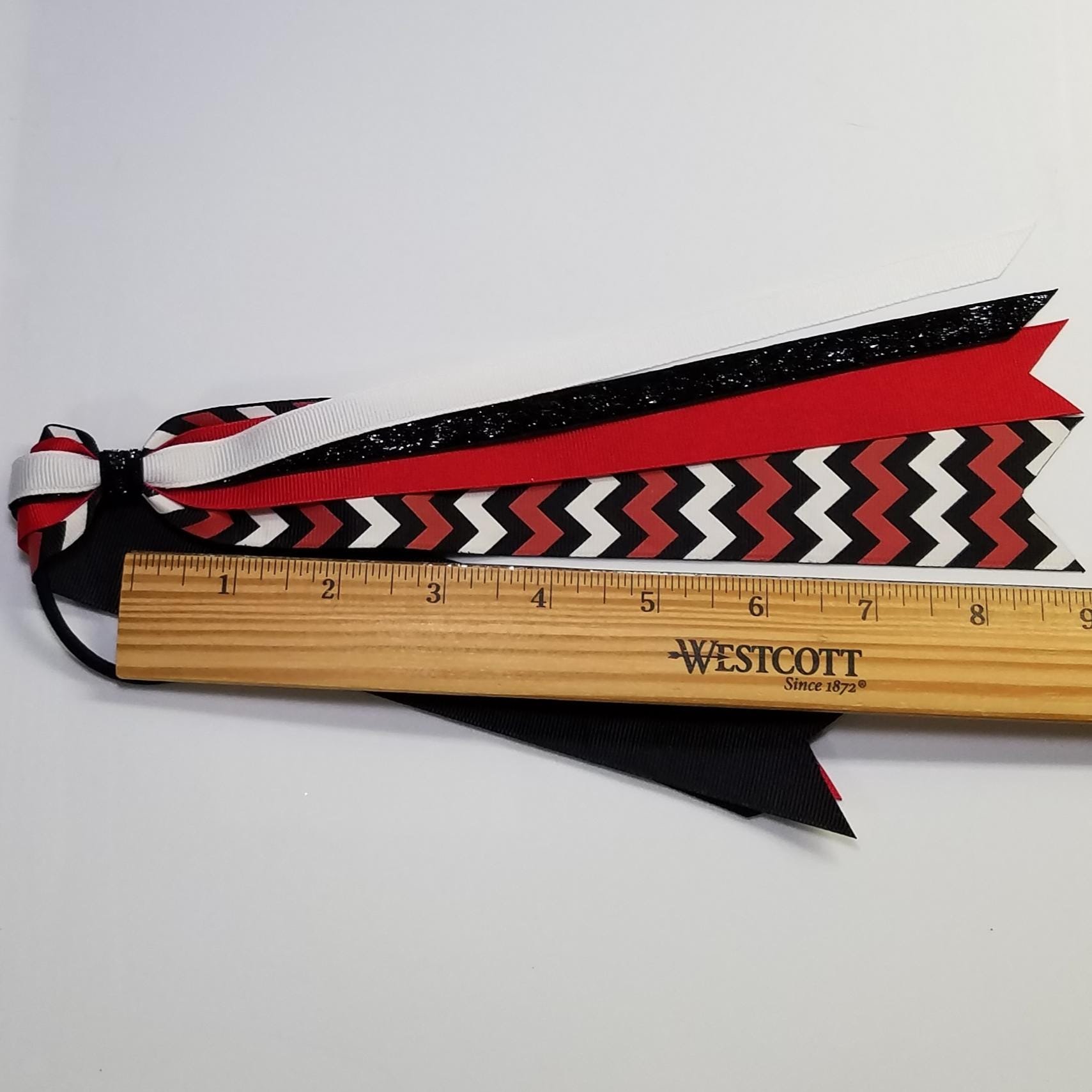 Black Red White Chevron