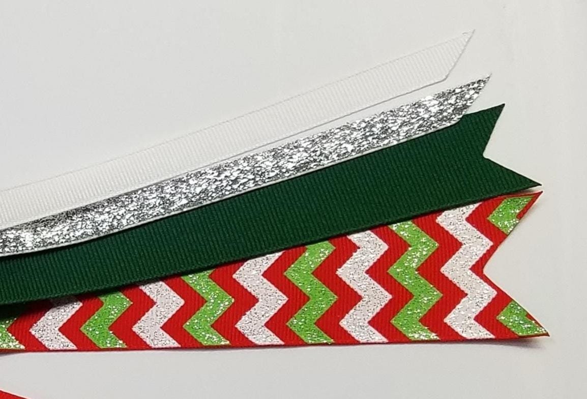 Christmas Glitter Chevron